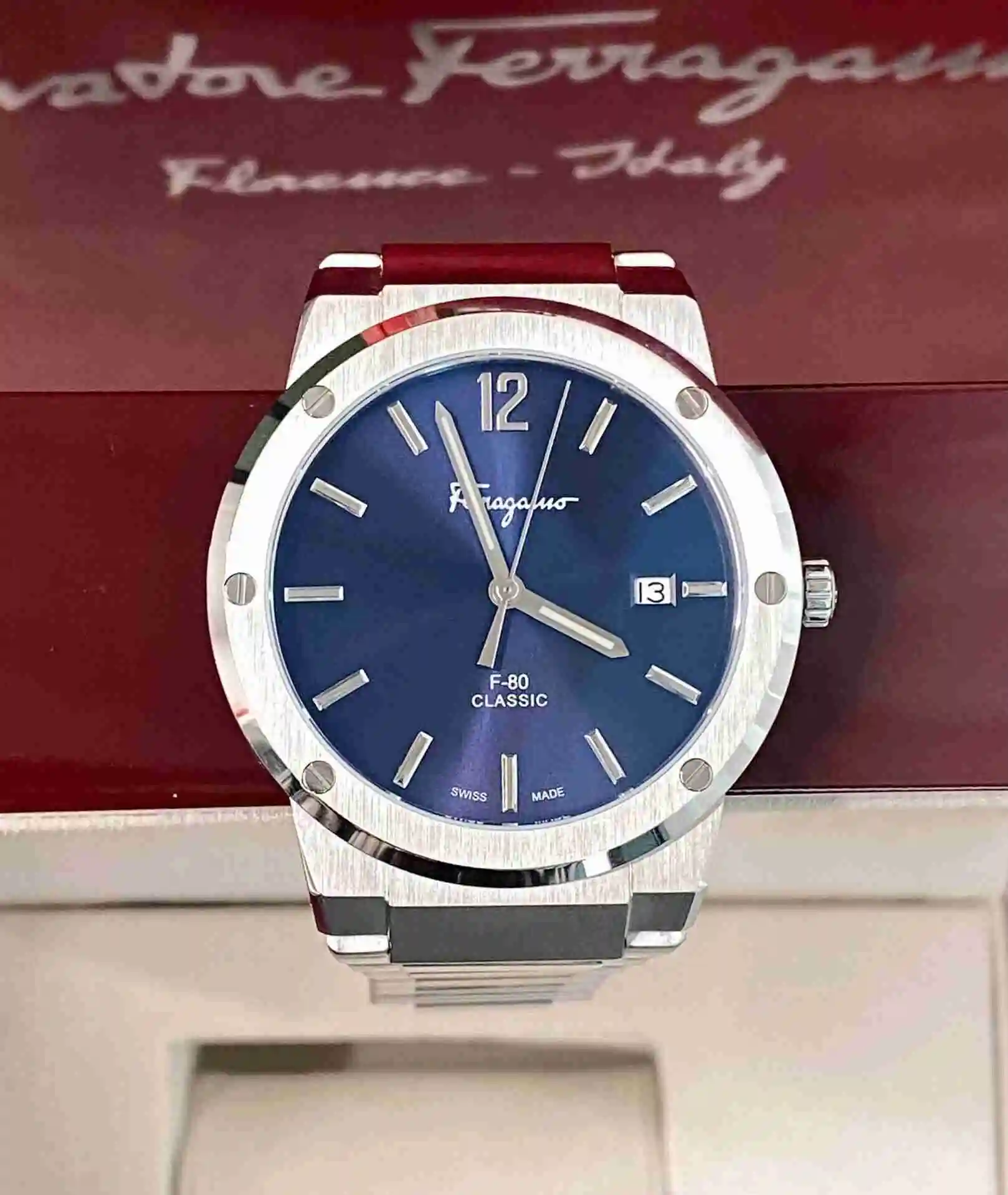 General Watches Ferragamo Watch Men's Watch Paired with Original Fully Automatic Mechanical Movement, Top Grade 316 Precision Steel Case with Mineral Super Strong Mirror Diameter 41mm KK08800 view 5