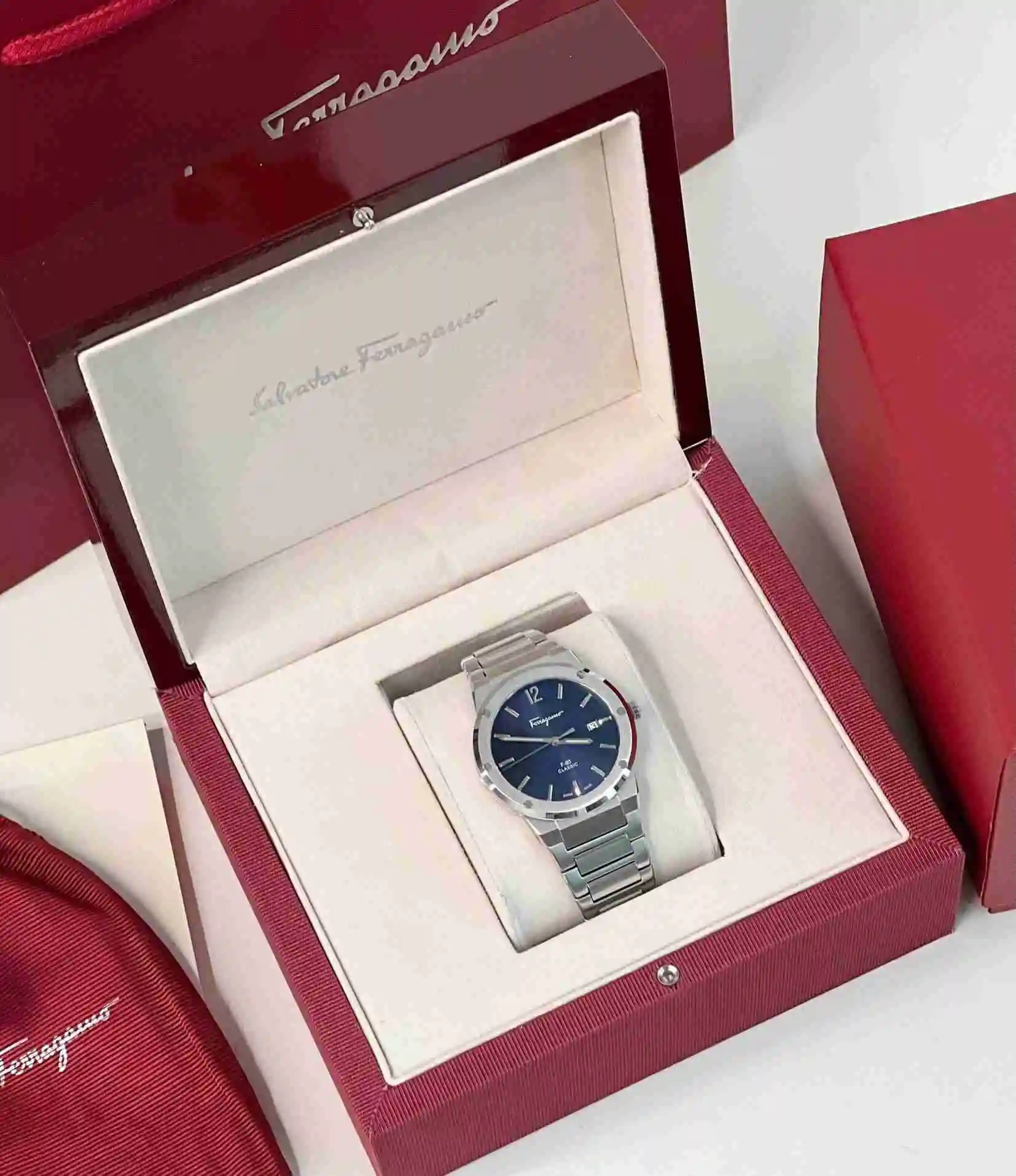 General Watches Ferragamo Watch Men's Watch Paired with Original Fully Automatic Mechanical Movement, Top Grade 316 Precision Steel Case with Mineral Super Strong Mirror Diameter 41mm KK08800 view 9