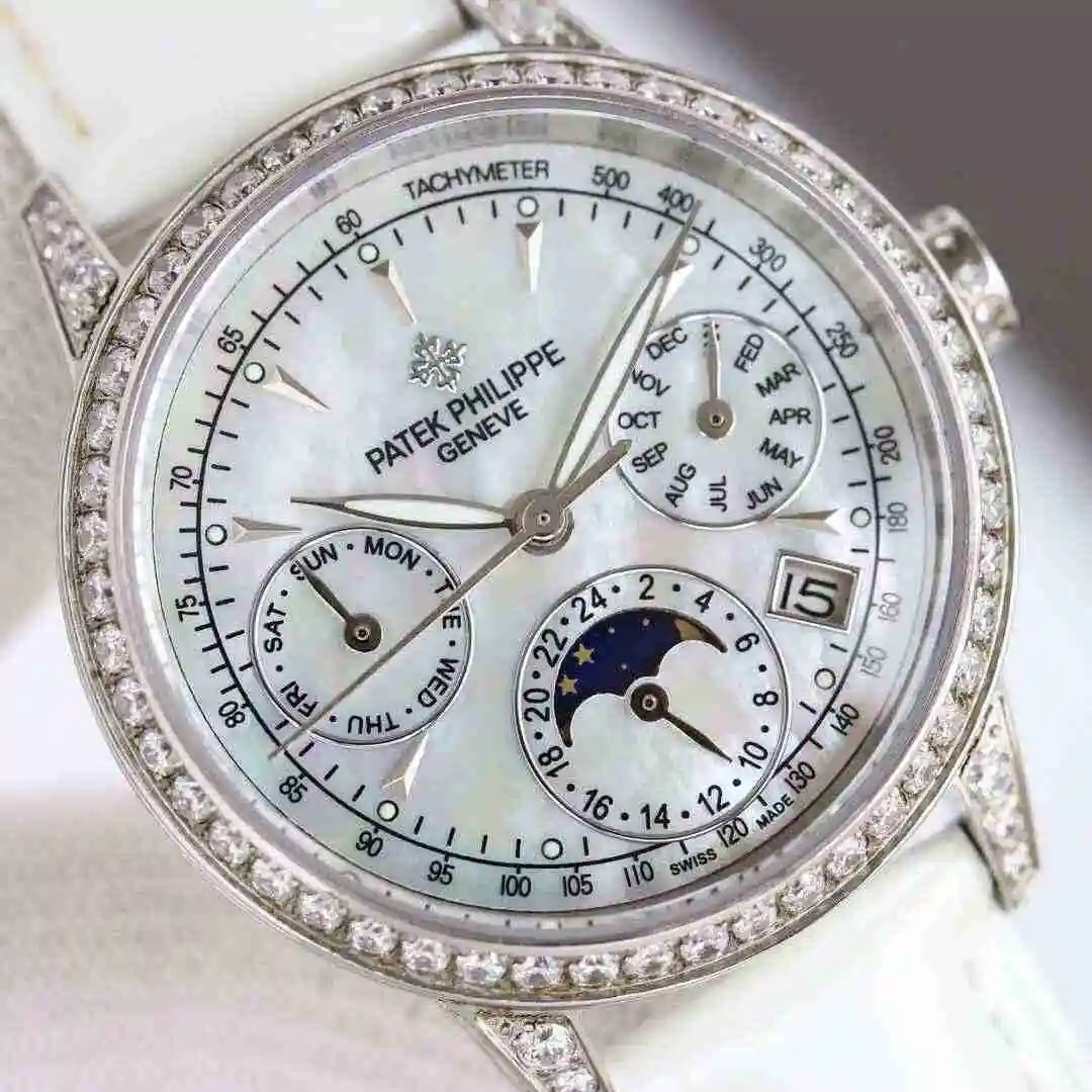 General Watches Patek Philippe Watch Women's Watch Paired with Original Fully Automatic Mechanical Movement Top Grade 316 Precision Steel Case with Mineral Super Strong Mirror Diameter 35mm kk012500 view 5