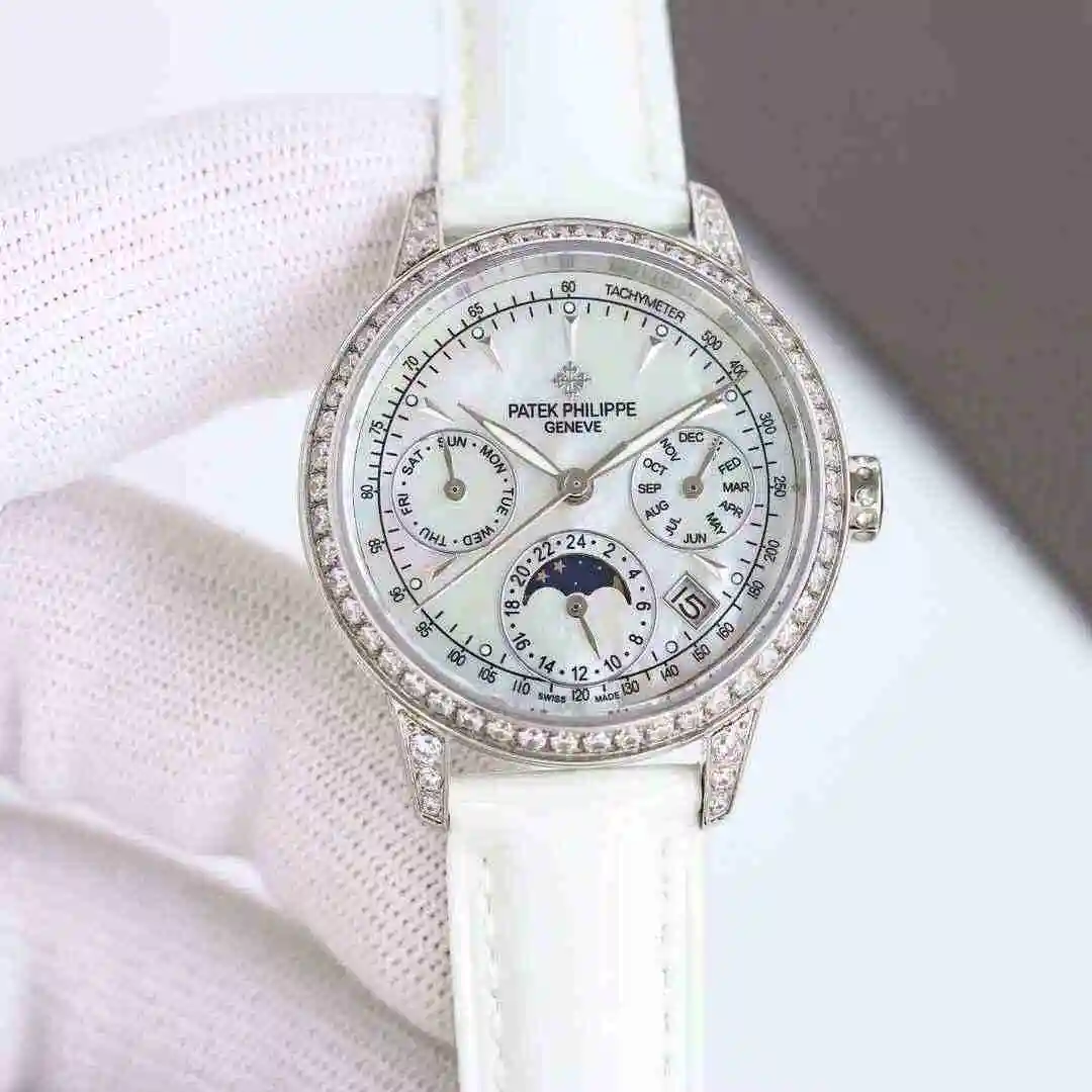 General Watches Patek Philippe Watch Women's Watch Paired with Original Fully Automatic Mechanical Movement Top Grade 316 Precision Steel Case with Mineral Super Strong Mirror Diameter 35mm kk012500 view 6
