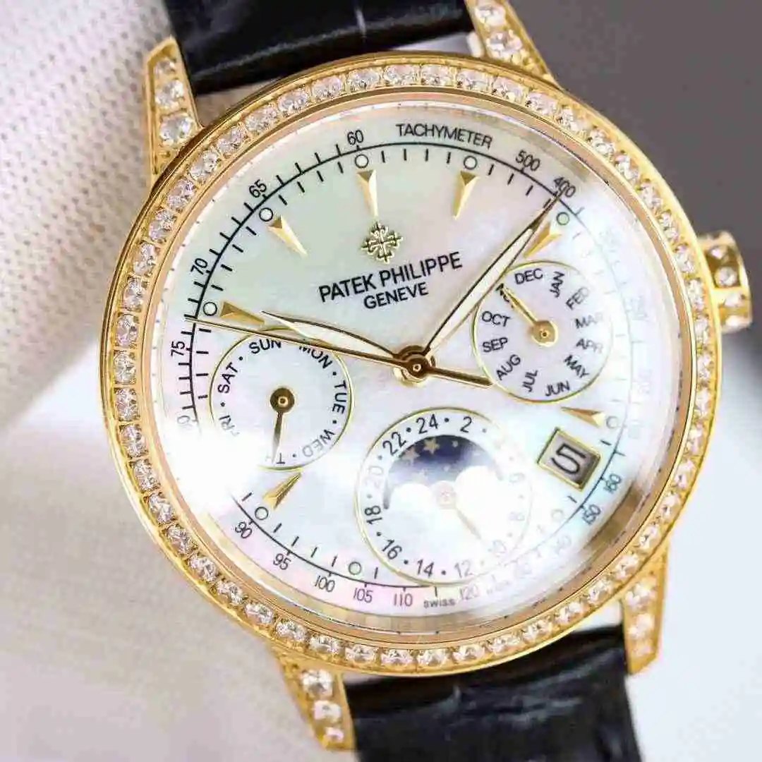 General Watches Patek Philippe Watch Women's Watch Paired with Original Fully Automatic Mechanical Movement Top Grade 316 Precision Steel Case with Mineral Super Strong Mirror Diameter 35mm kk012500 view 8