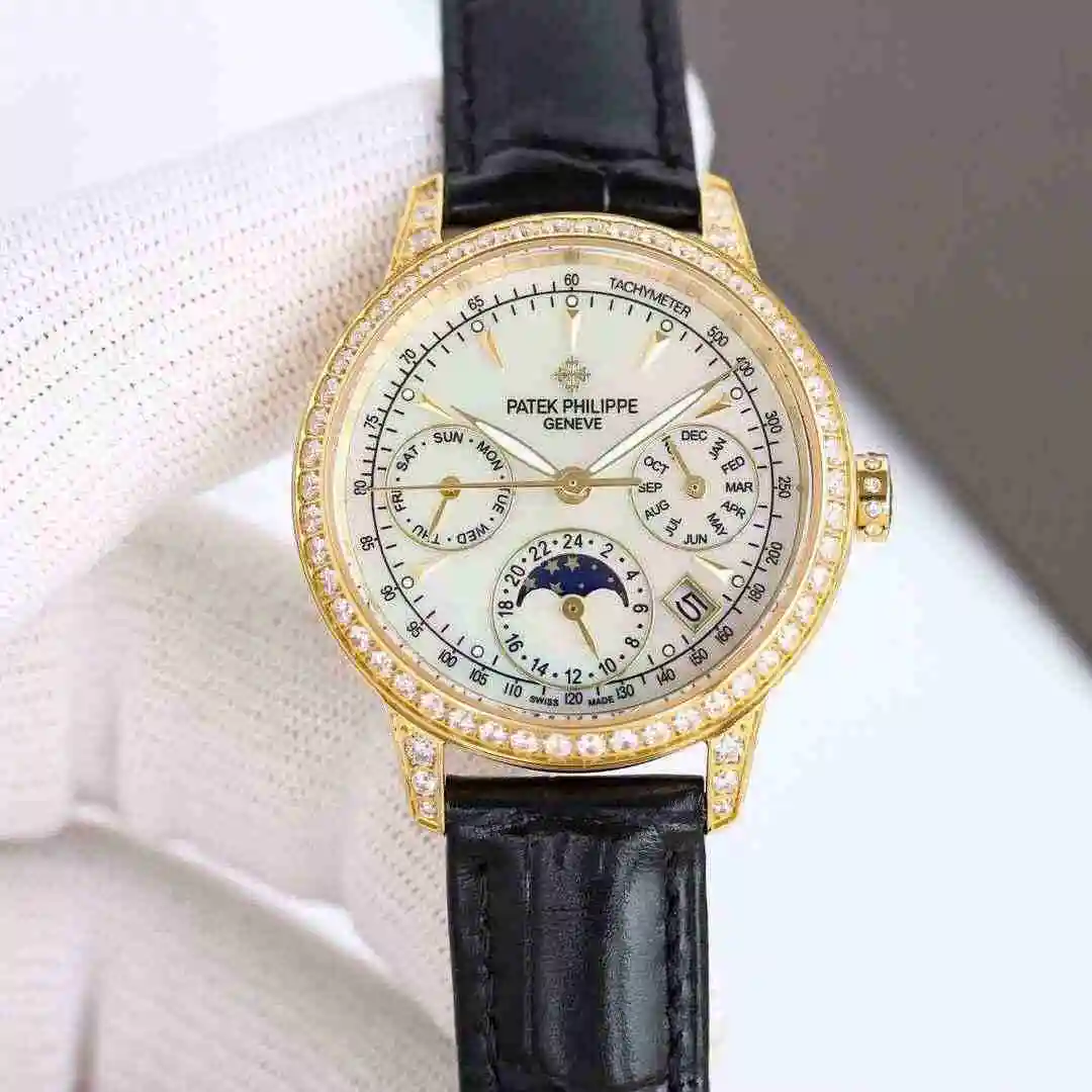 General Watches Patek Philippe Watch Women's Watch Paired with Original Fully Automatic Mechanical Movement Top Grade 316 Precision Steel Case with Mineral Super Strong Mirror Diameter 35mm kk012500 view 9