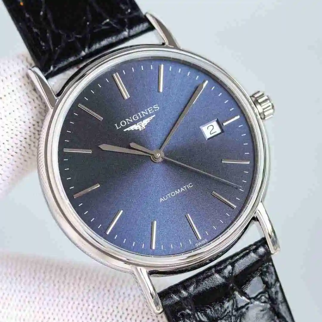 General Watches Longines watch for men with original fully automatic mechanical movement, top grade 316 precision steel case with mineral super strong mirror diameter of 39mm kk09800 view 5