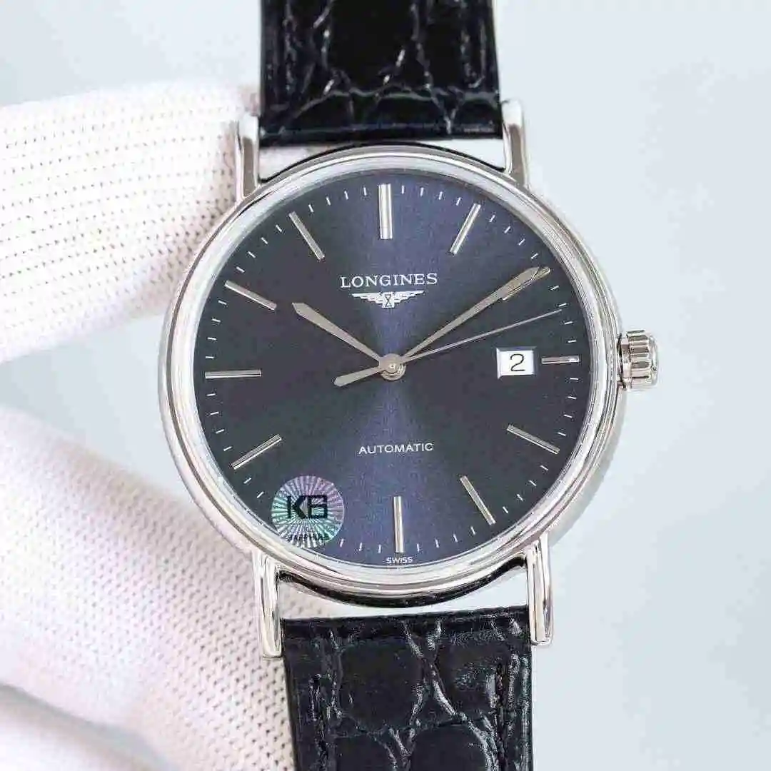 General Watches Longines watch for men with original fully automatic mechanical movement, top grade 316 precision steel case with mineral super strong mirror diameter of 39mm kk09800 view 6