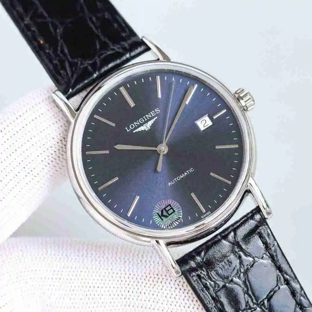 General Watches Longines watch for men with original fully automatic mechanical movement, top grade 316 precision steel case with mineral super strong mirror diameter of 39mm kk09800 view 7