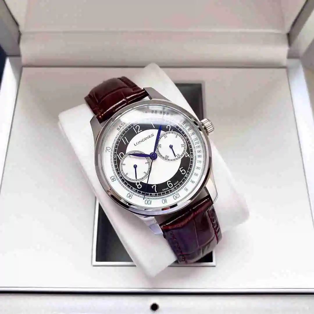 General Watches Longines Watch Men's Watch Paired with Original Fully Automatic Mechanical Movement Top Grade 316 Precision Steel Case with Mineral Super Strong Mirror Diameter 40mm KK05050 3 view 3