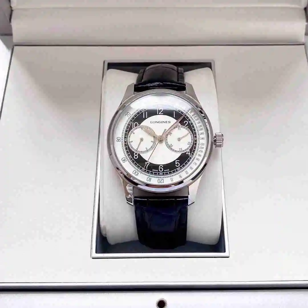 General Watches Longines Watch Men's Watch Paired with Original Fully Automatic Mechanical Movement Top Grade 316 Precision Steel Case with Mineral Super Strong Mirror Diameter 40mm KK05050 3 view 4