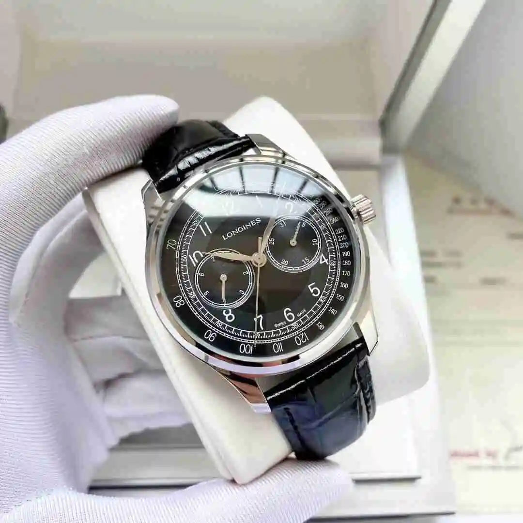 General Watches Longines Watch Men's Watch Paired with Original Fully Automatic Mechanical Movement Top Grade 316 Precision Steel Case with Mineral Super Strong Mirror Diameter 40mm KK05050 3 view 5