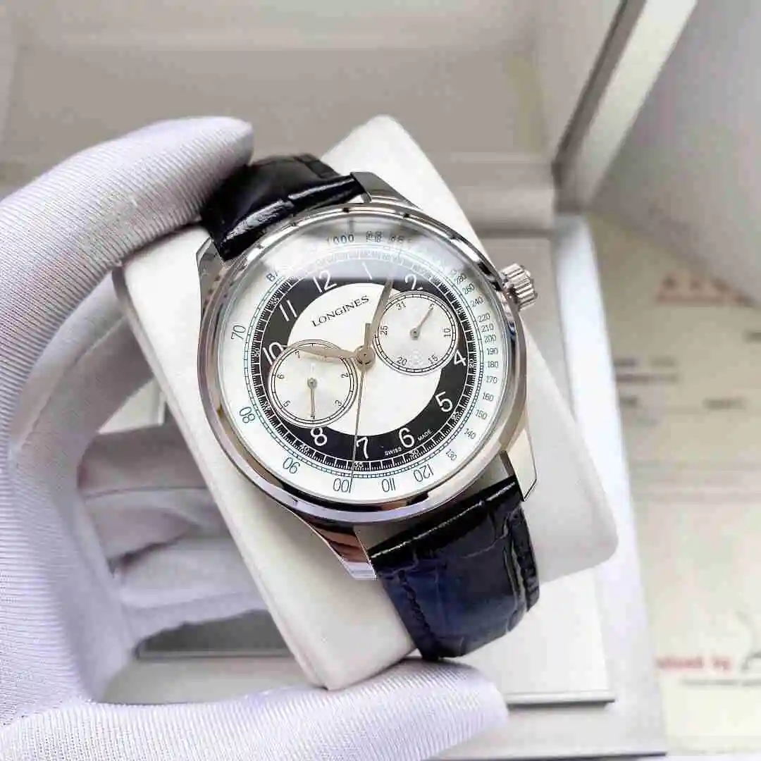 General Watches Longines Watch Men's Watch Paired with Original Fully Automatic Mechanical Movement Top Grade 316 Precision Steel Case with Mineral Super Strong Mirror Diameter 40mm KK05050 3 view 6