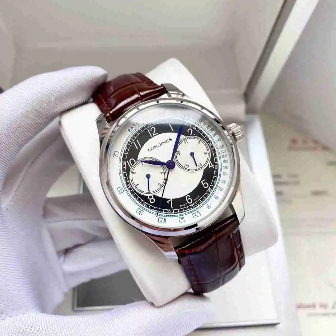 General Watches Longines Watch Men's Watch Paired with Original Fully Automatic Mechanical Movement Top Grade 316 Precision Steel Case with Mineral Super Strong Mirror Diameter 40mm KK05050 3 view 7