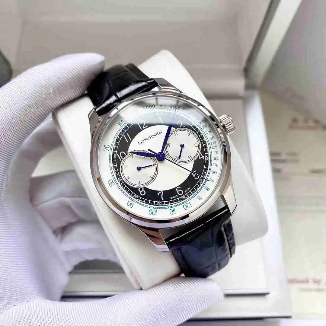 General Watches Longines Watch Men's Watch Paired with Original Fully Automatic Mechanical Movement Top Grade 316 Precision Steel Case with Mineral Super Strong Mirror Diameter 40mm KK05050 3 view 8