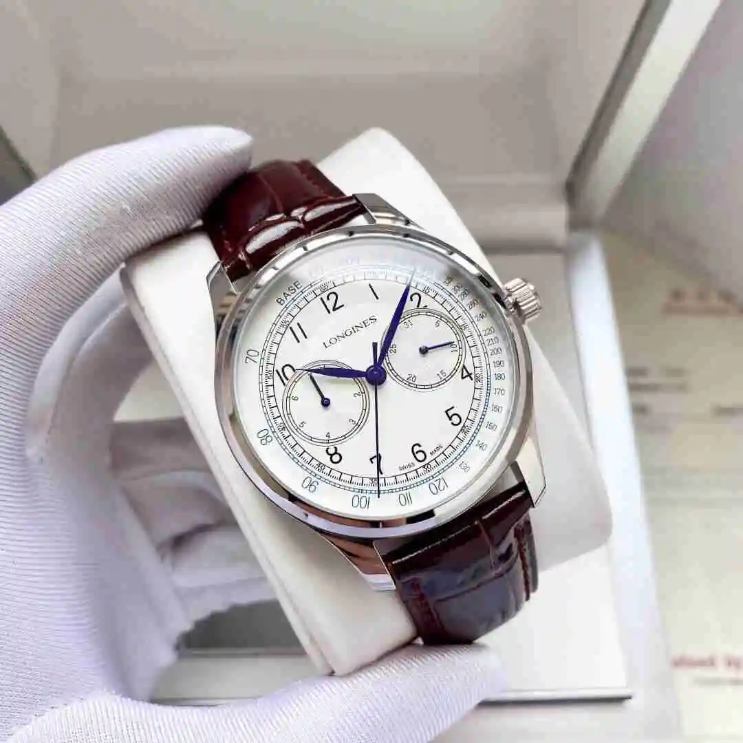 General Watches Longines Watch Men's Watch Paired with Original Fully Automatic Mechanical Movement Top Grade 316 Precision Steel Case with Mineral Super Strong Mirror Diameter 40mm KK05050 3 view 9