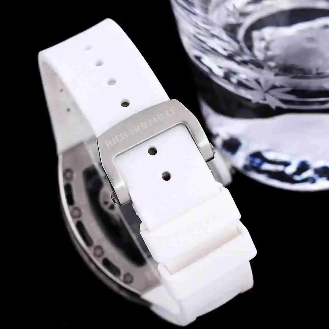 General Watches Richard Mille Richard Miller Watch Men's Watch Paired with Original Fully Automatic Mechanical Movement Top Grade 316 Precision Steel Case with Mineral Super Strong Mirror Diameter 43mm KK010500 view 2