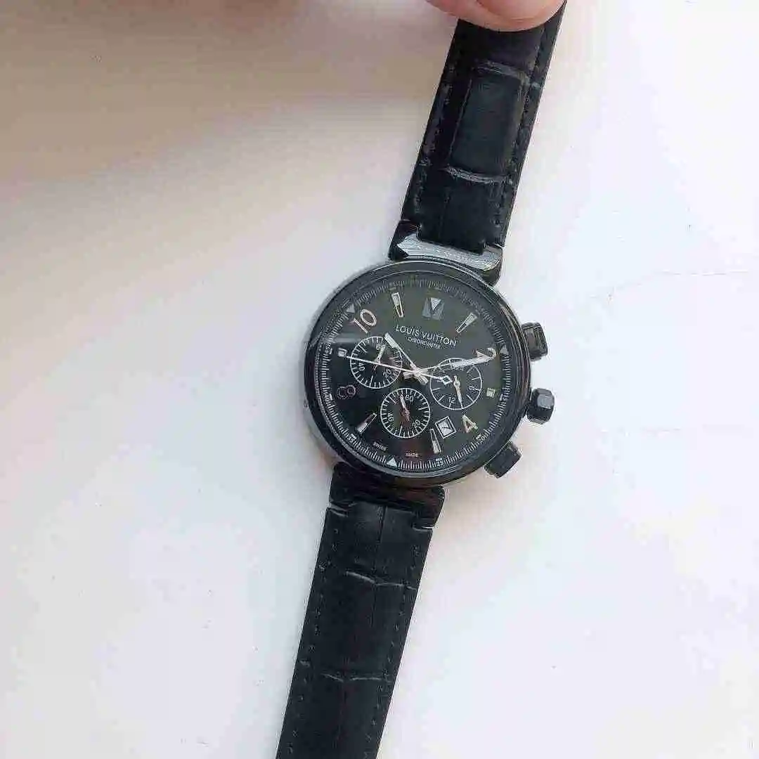 General Watches LV watch for men with original fully automatic mechanical movement, top grade 316 precision steel case with mineral super strong mirror diameter 41mm KK03150 view 4
