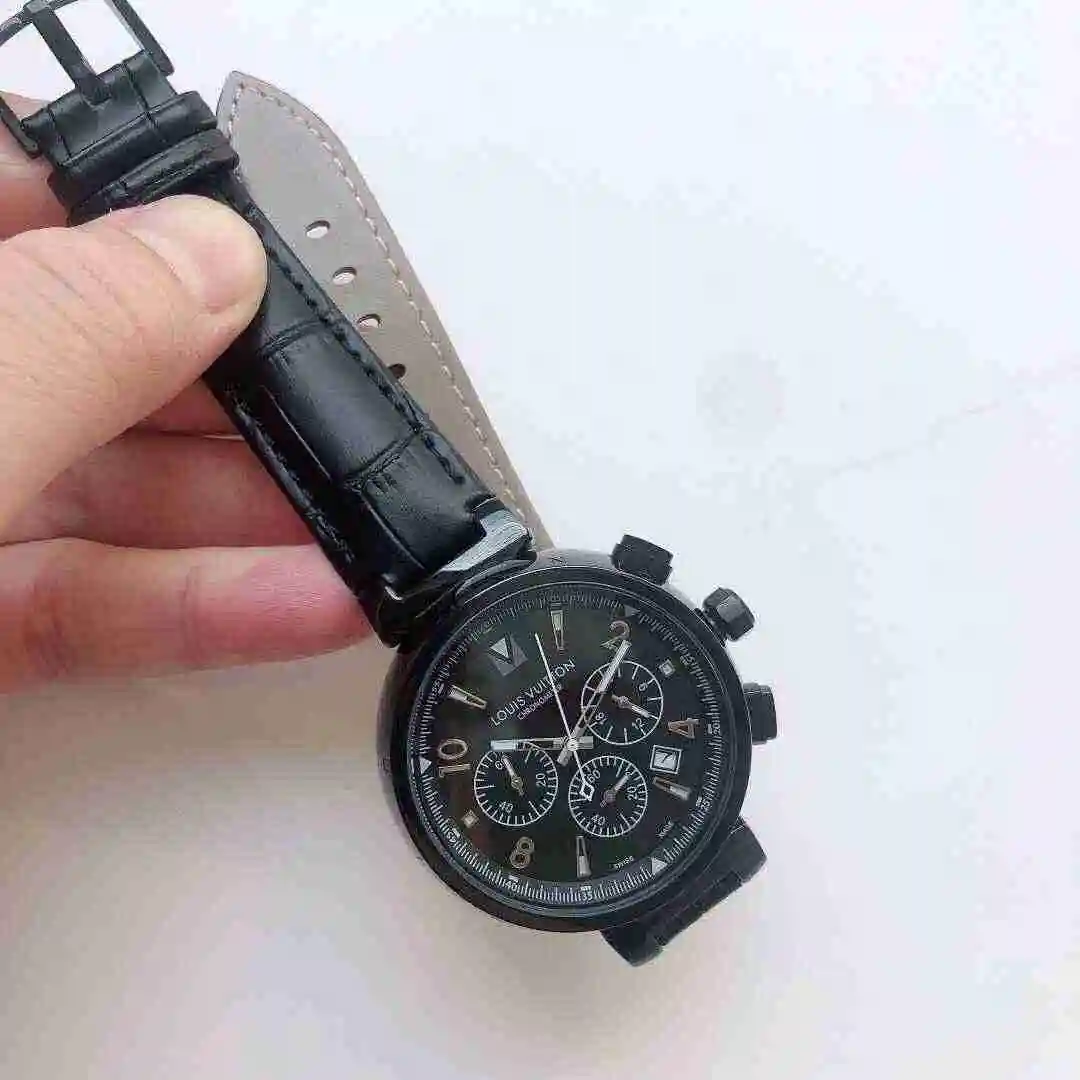 General Watches LV watch for men with original fully automatic mechanical movement, top grade 316 precision steel case with mineral super strong mirror diameter 41mm KK03150 view 5