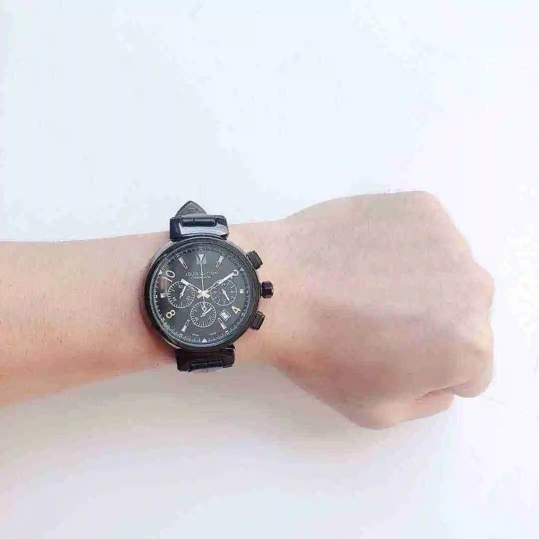 General Watches LV watch for men with original fully automatic mechanical movement, top grade 316 precision steel case with mineral super strong mirror diameter 41mm KK03150 view 6