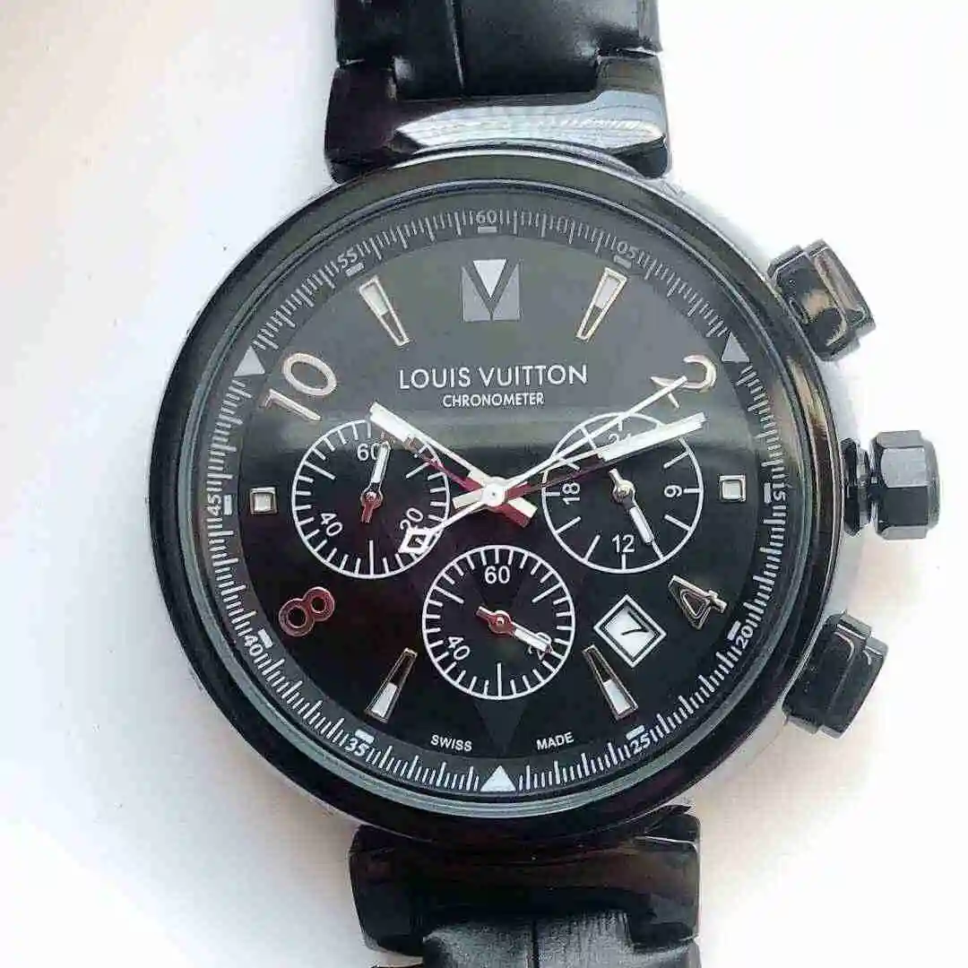 General Watches LV watch for men with original fully automatic mechanical movement, top grade 316 precision steel case with mineral super strong mirror diameter 41mm KK03150 view 7