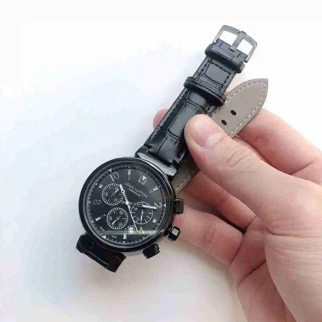 General Watches LV watch for men with original fully automatic mechanical movement, top grade 316 precision steel case with mineral super strong mirror diameter 41mm KK03150 view 8