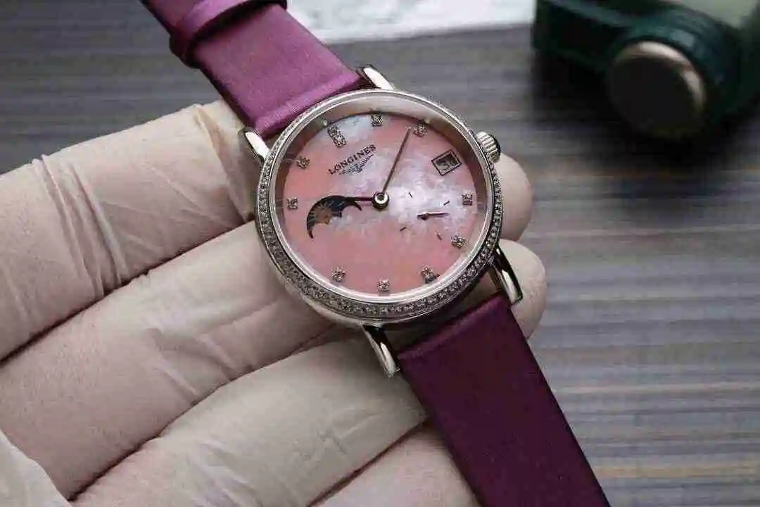 General Watches Longines watch for women with original fully automatic mechanical movement, top grade 316 precision steel case with mineral super strong mirror diameter 32mm kk07 view 5
