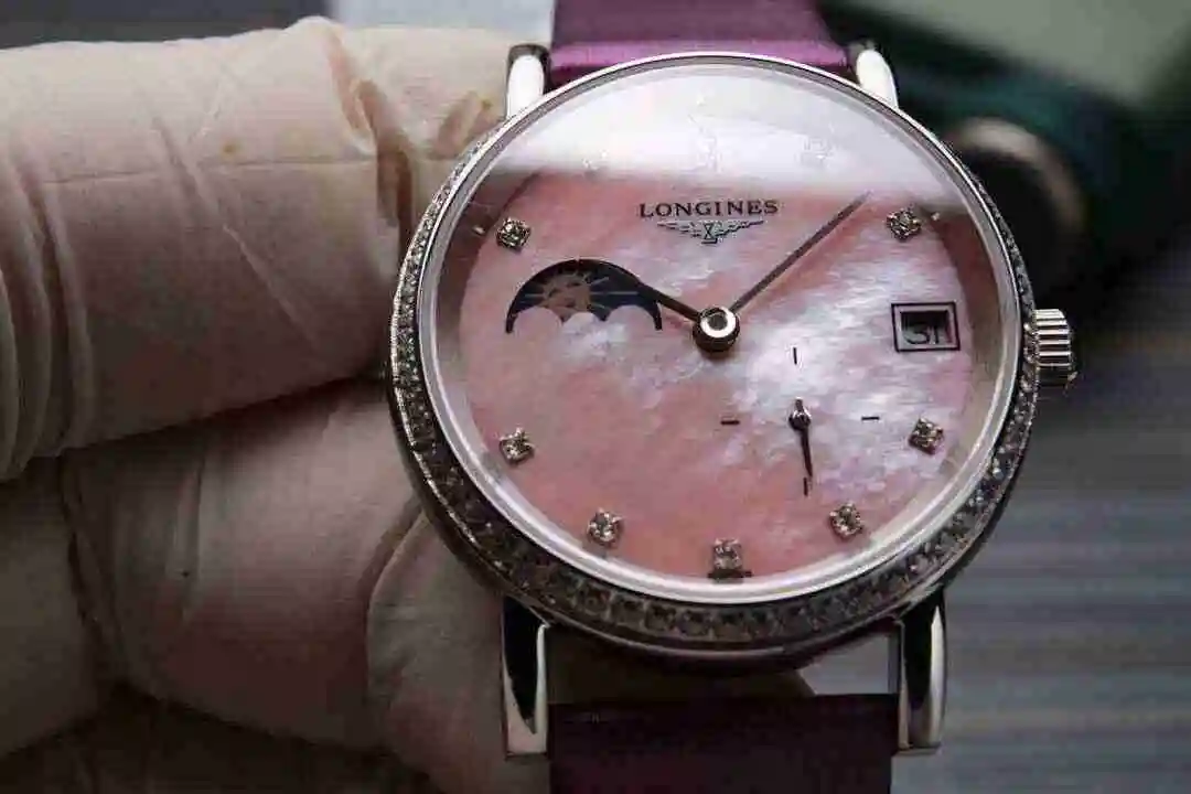 General Watches Longines watch for women with original fully automatic mechanical movement, top grade 316 precision steel case with mineral super strong mirror diameter 32mm kk07 view 8