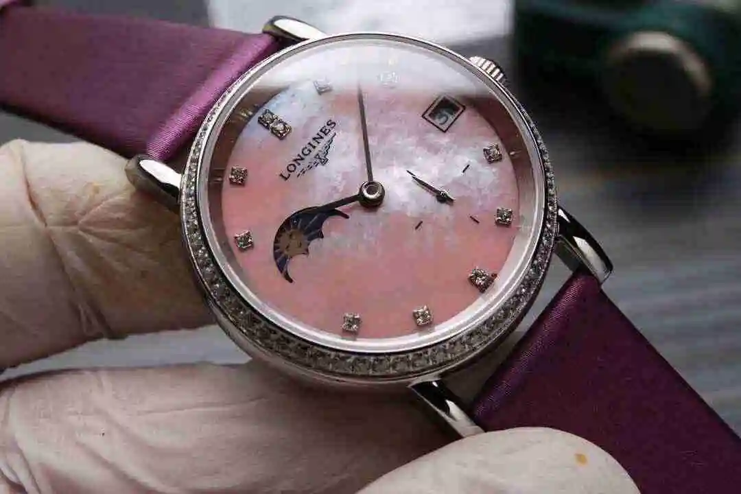 General Watches Longines watch for women with original fully automatic mechanical movement, top grade 316 precision steel case with mineral super strong mirror diameter 32mm kk07 view 9