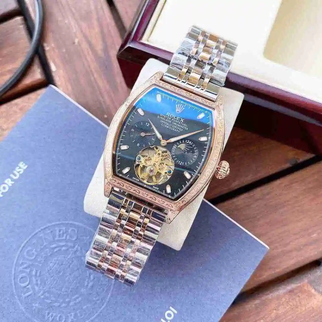General Watches Rolex Watch Men's Watch Paired with Original Fully Automatic Mechanical Movement Top Grade 316 Precision Steel Case with Mineral Super Strong Mirror Diameter 42mm KK05950 view 5