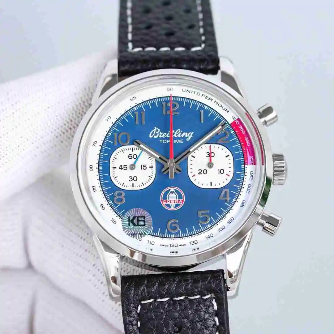 General Watches Breitling Watch Men's Watch Paired with Original Fully Automatic Mechanical Movement Top Grade 316 Precision Steel Case with Mineral Super Strong Mirror Diameter 42mm KK view 8