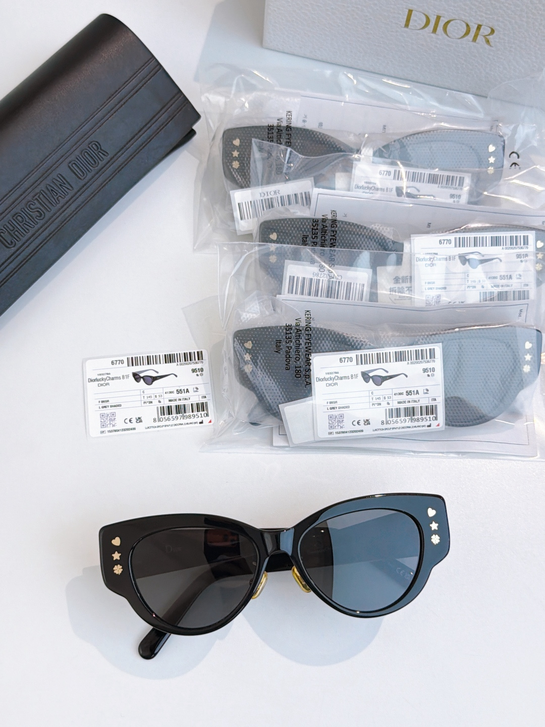 DIO DiorLuckyCharms B1F Size 53-17-145 1208140 Sunglasses view 2