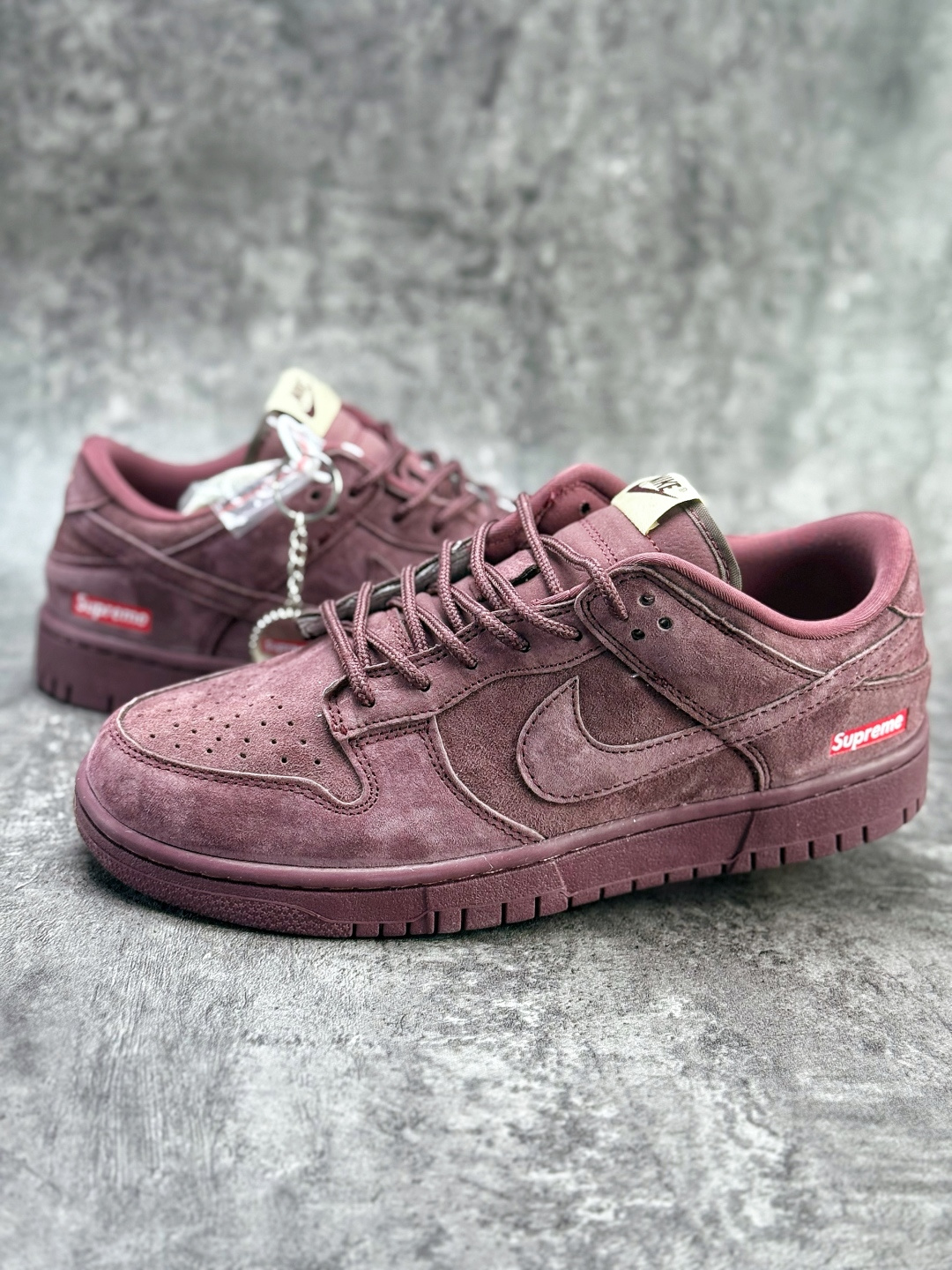 Nike Dunk Sneakers Red main view