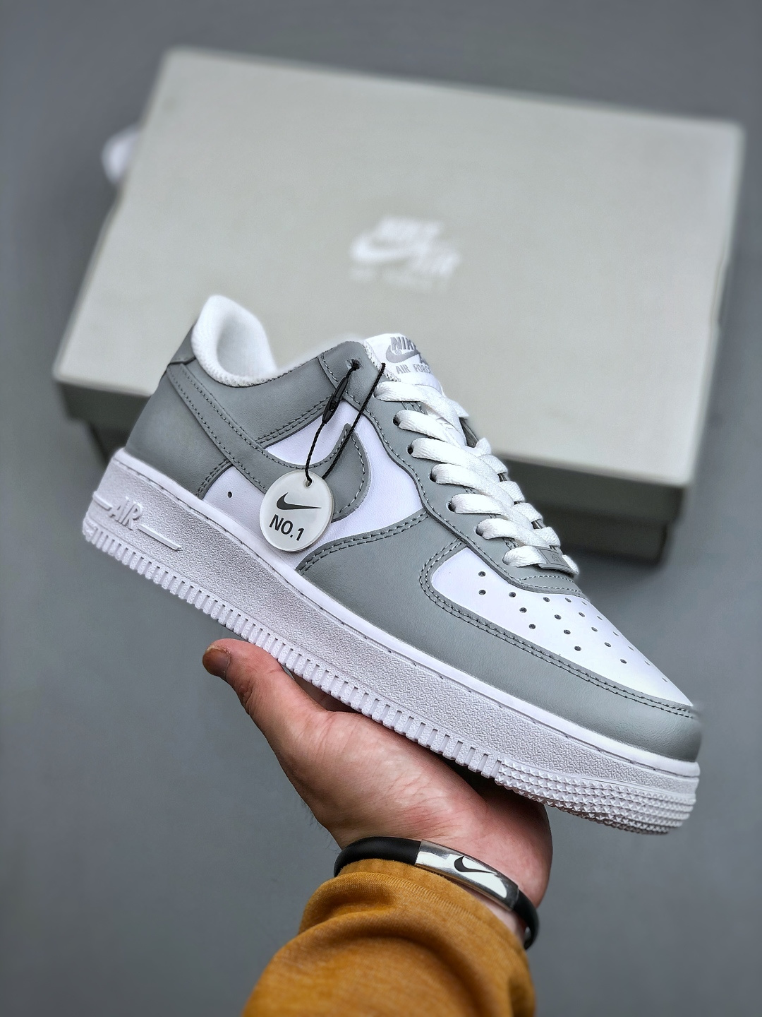 Nike Air Force 1 Sneakers Grey main view