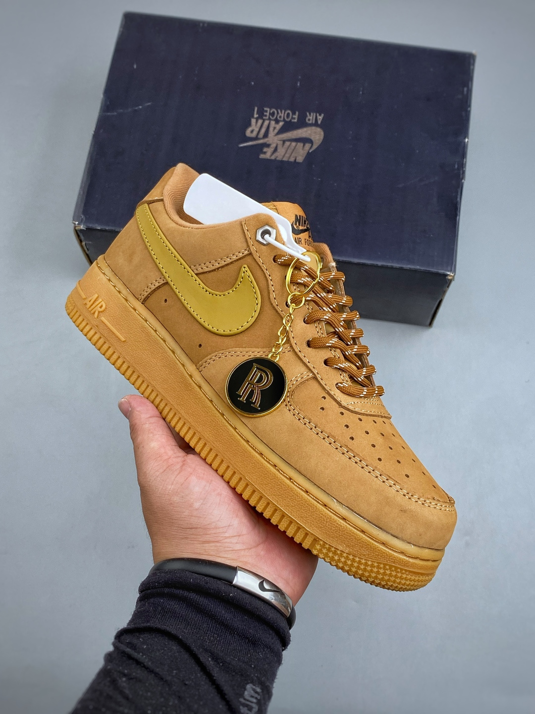 Nike Air Force 1 Sneakers Brown main view