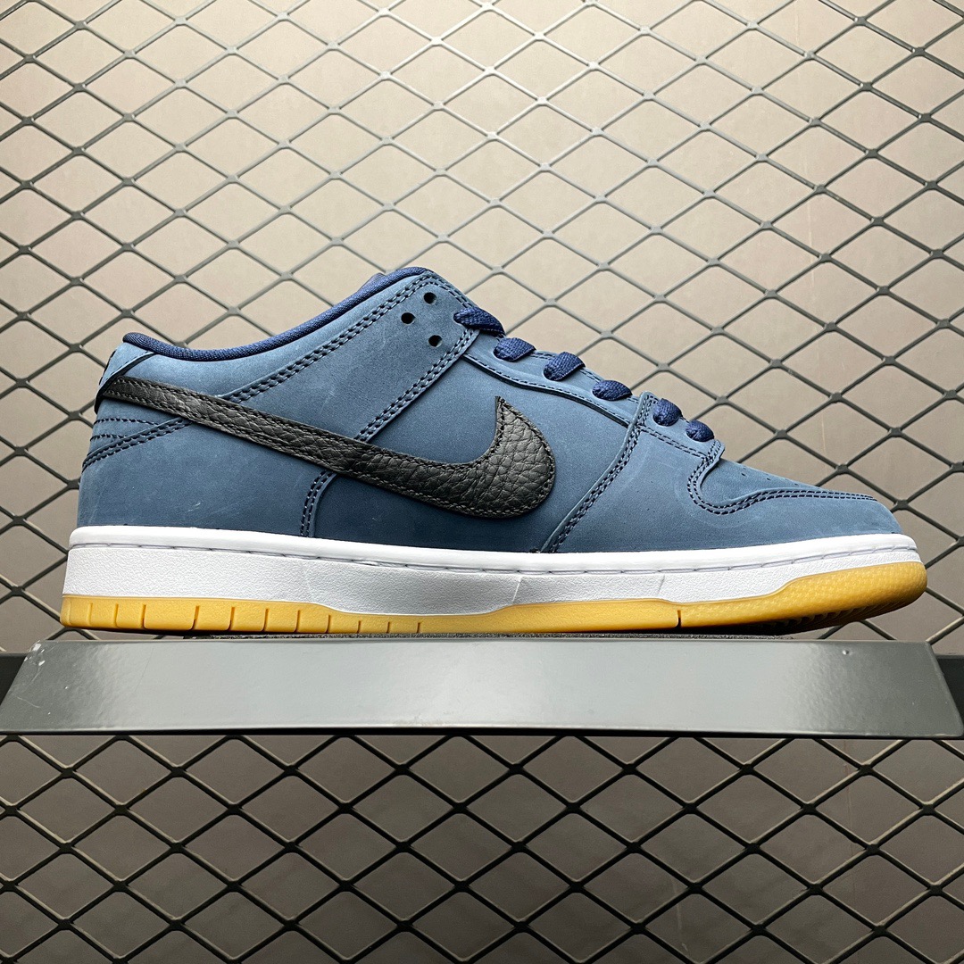 Nike Dunk Sneakers Navy detail view 2