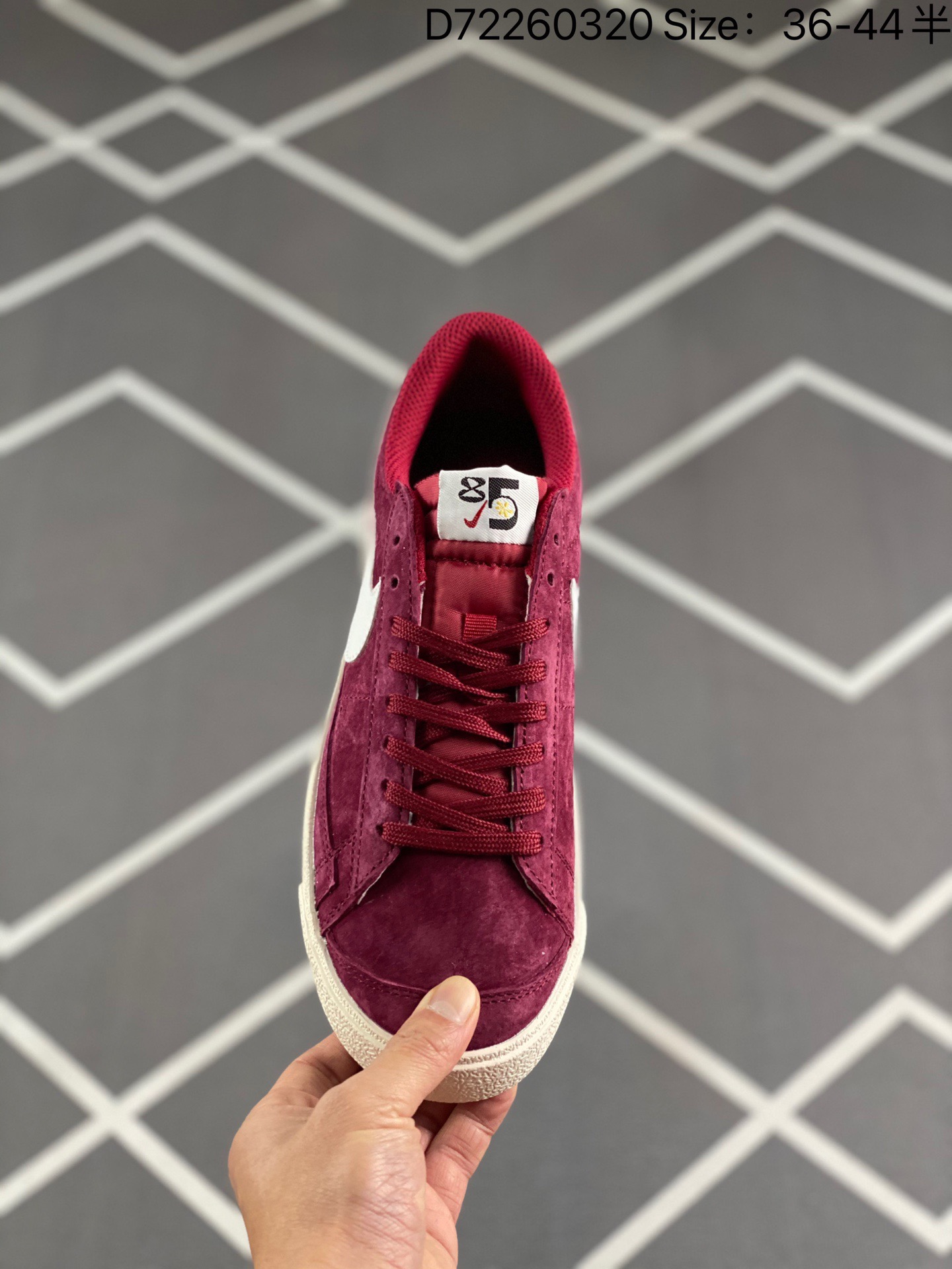 Nike DB5461-001 Basketball Shoes Red detail view 1