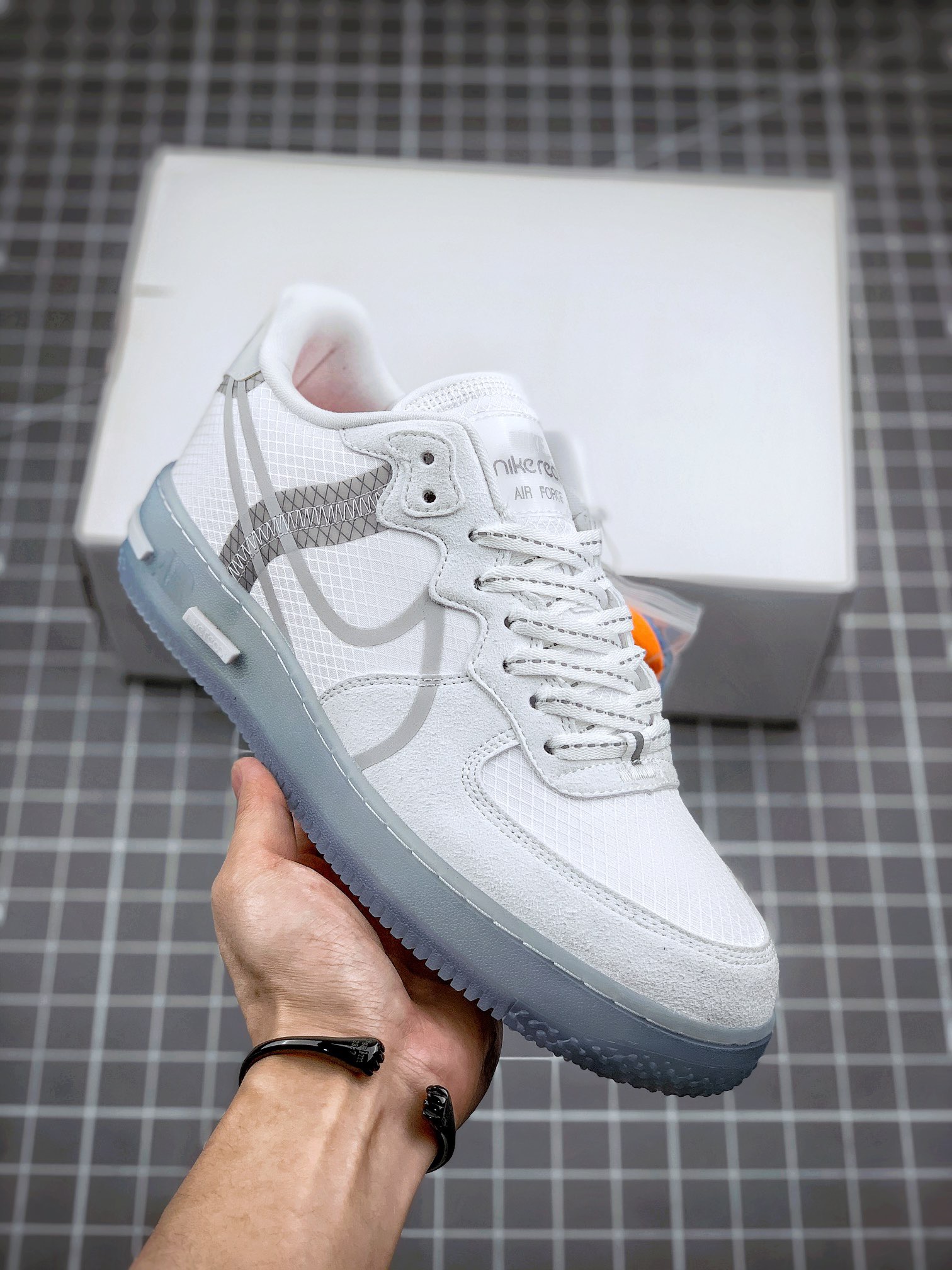 Nike Air Force 1 Sneakers Ice Blue main view