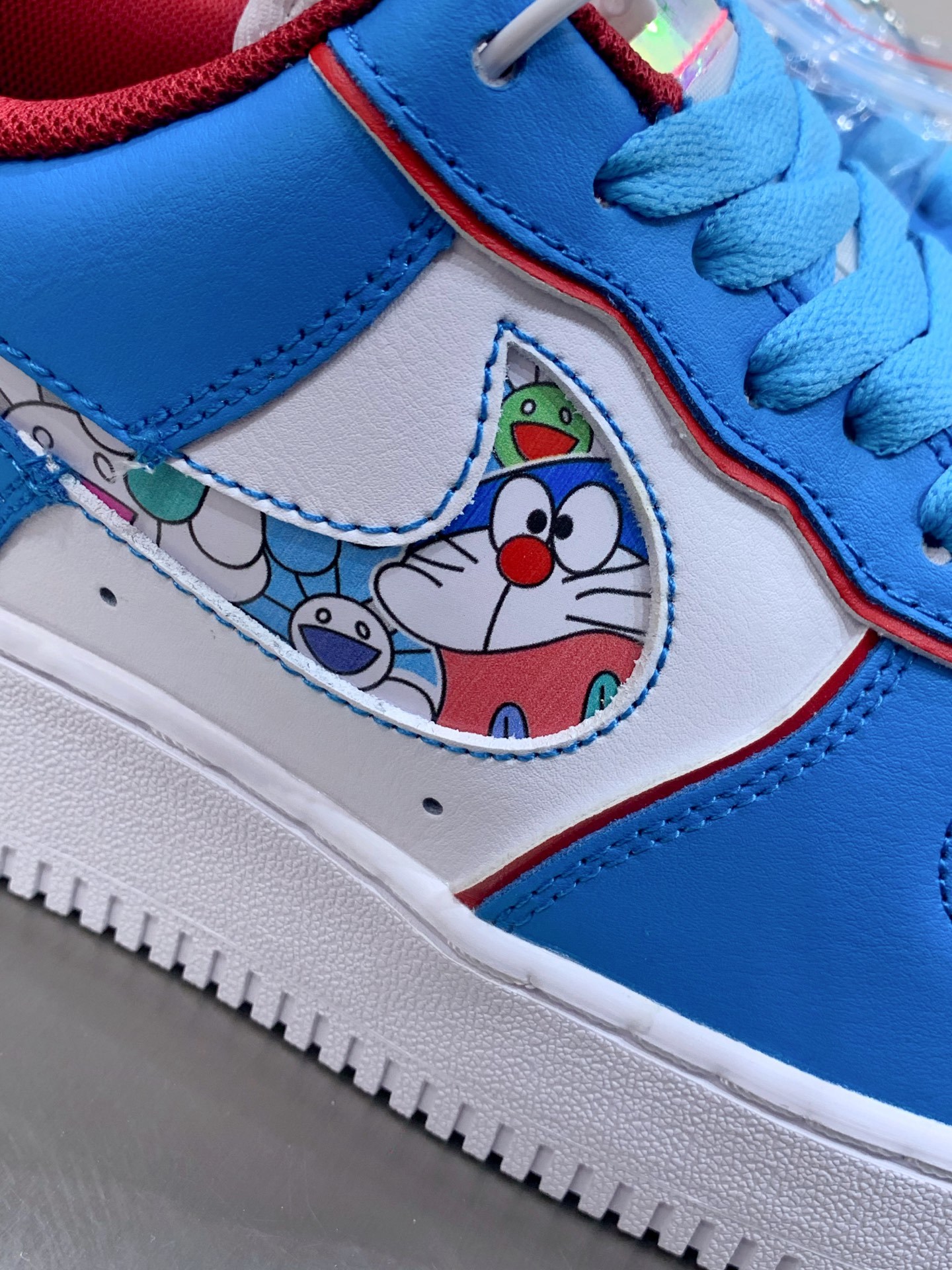 Nike Air Force 1 Low Blue / White detail view 1