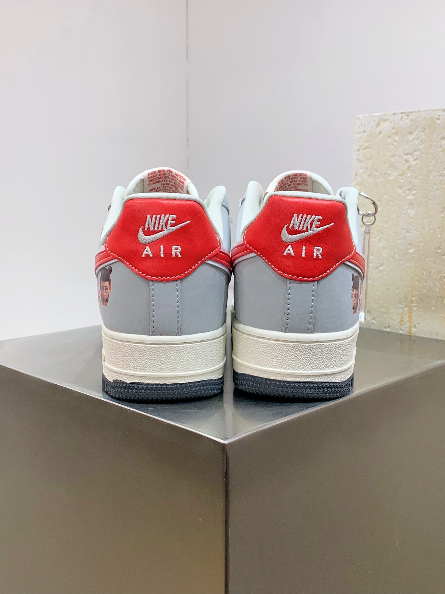 Nike Air Force 1 Low White / Grey detail view 3