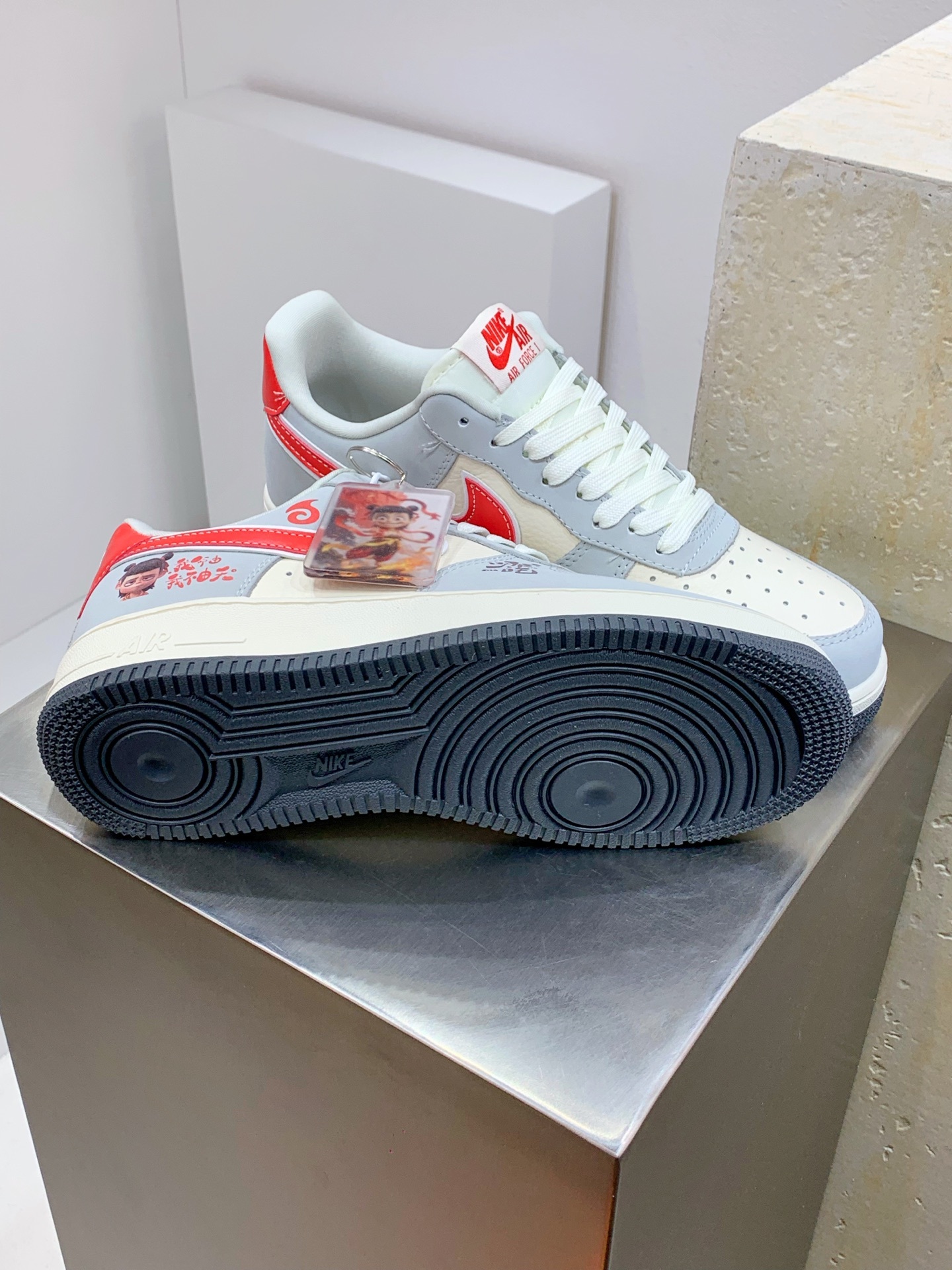 Nike Air Force 1 Low White / Grey detail view 6