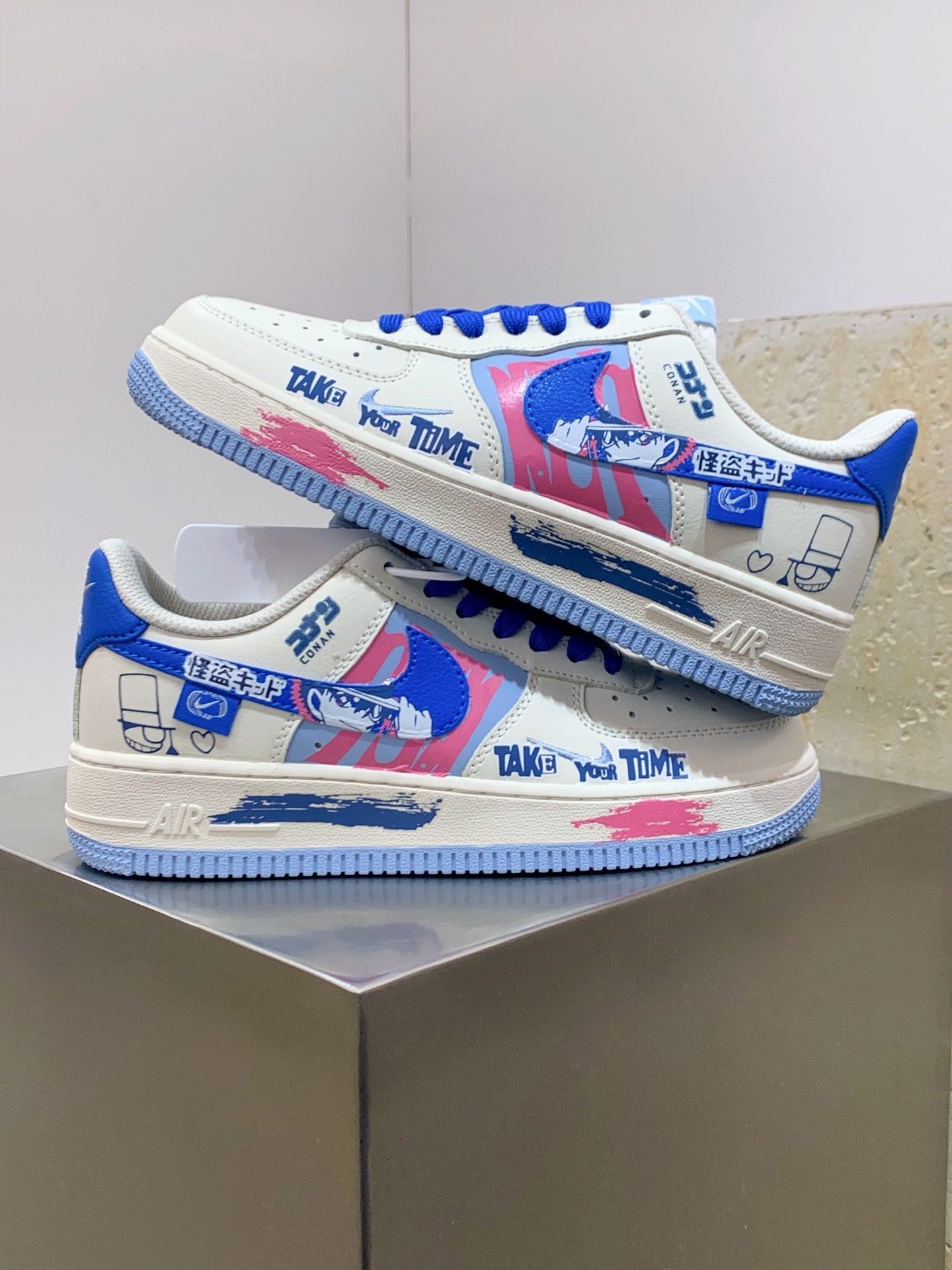 Nike Air Force 1 Low White / Grey detail view 4