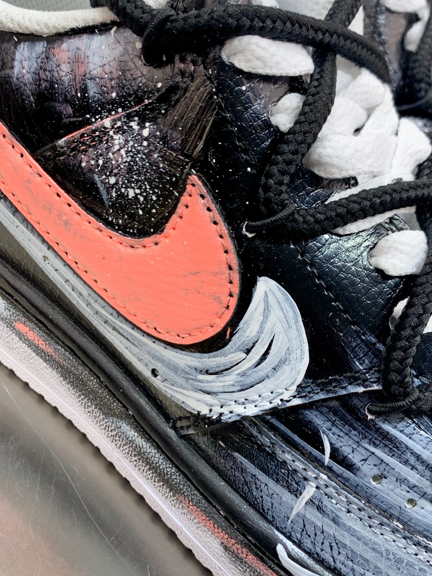 Nike Air Force 1 Low Blue / Grey detail view 1