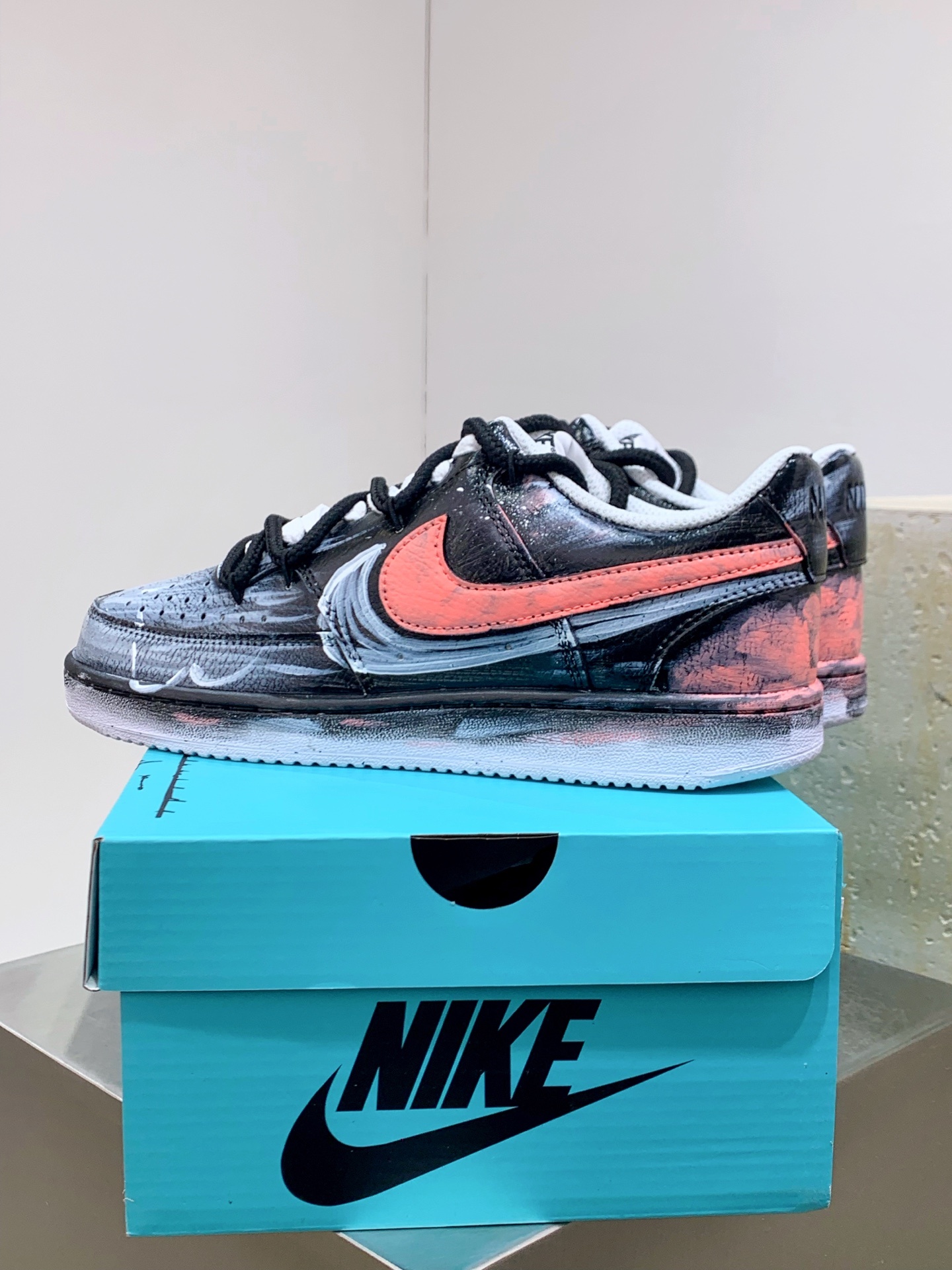 Nike Air Force 1 Low Blue / Grey detail view 4