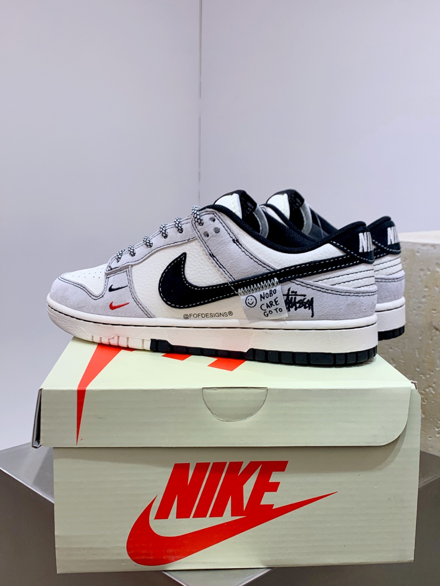 Nike Air Force 1 Low White / Grey detail view 4
