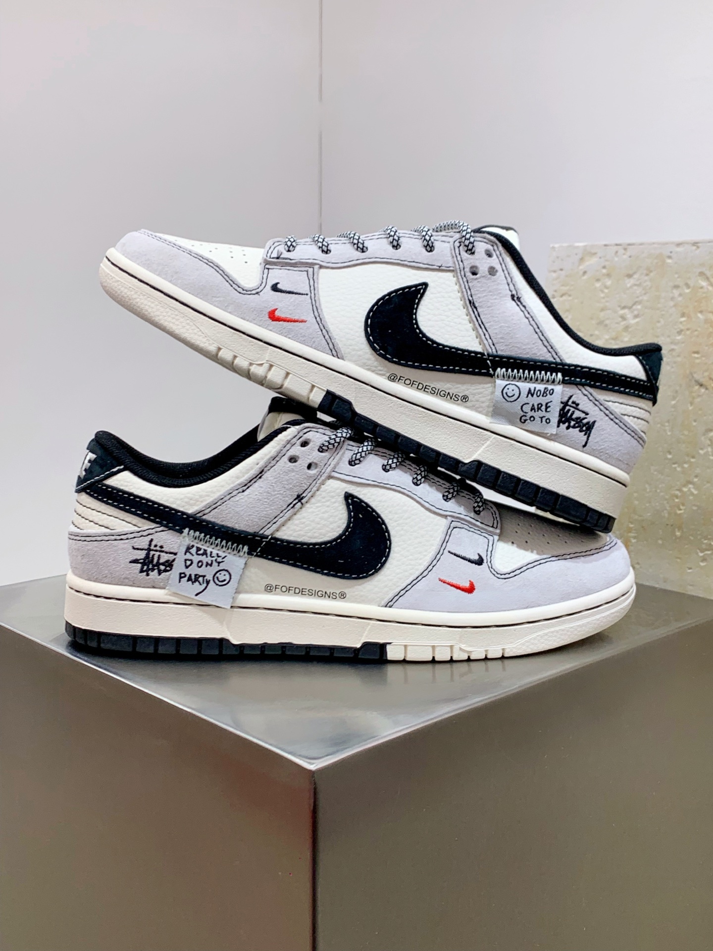 Nike Air Force 1 Low White / Grey detail view 5