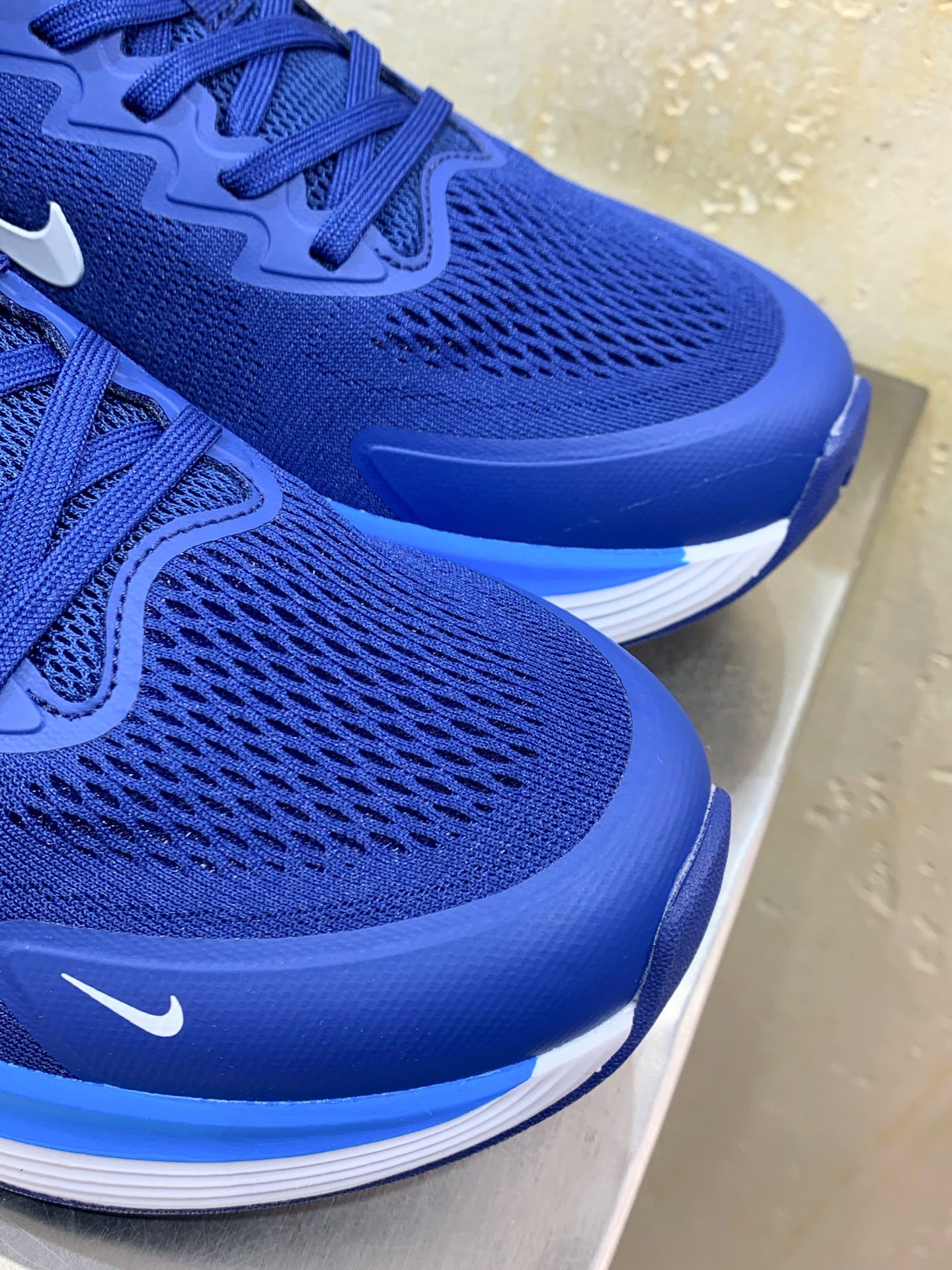Nike Pegasus White / Blue detail view 1