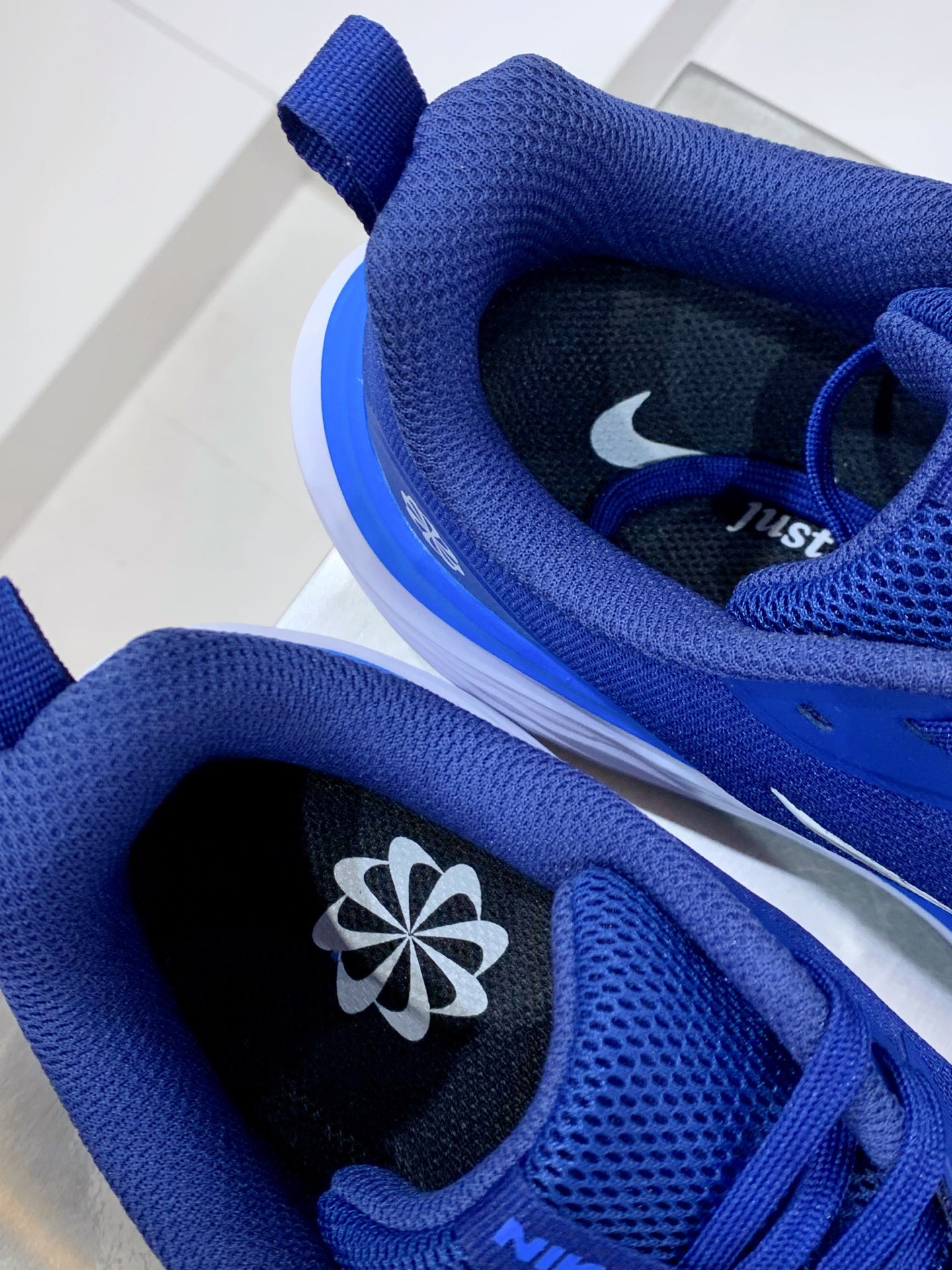 Nike Pegasus White / Blue detail view 3