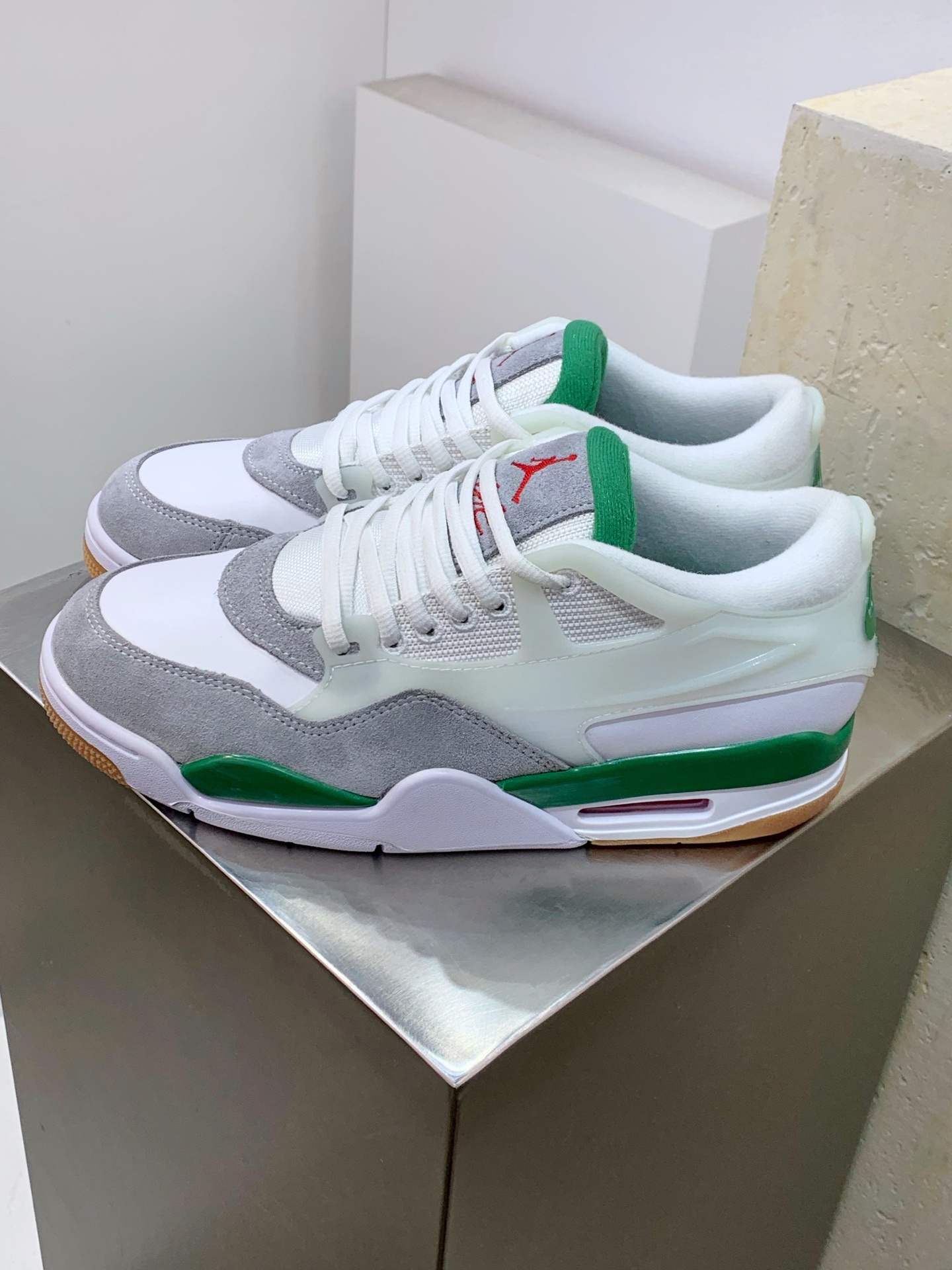 Nike Air Force 1 Low White / Grey detail view 8