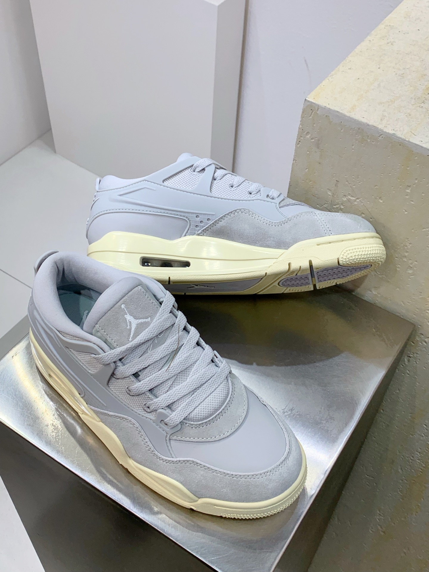 Nike Air Force 1 Low White / Grey detail view 7