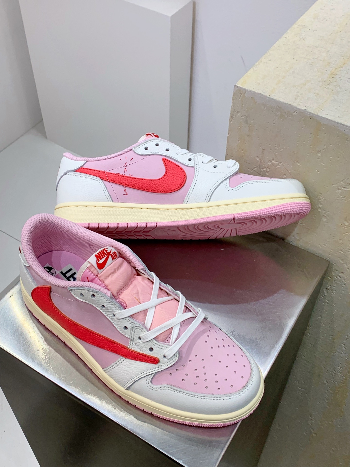 Nike Air Force 1 Low White / Grey detail view 7