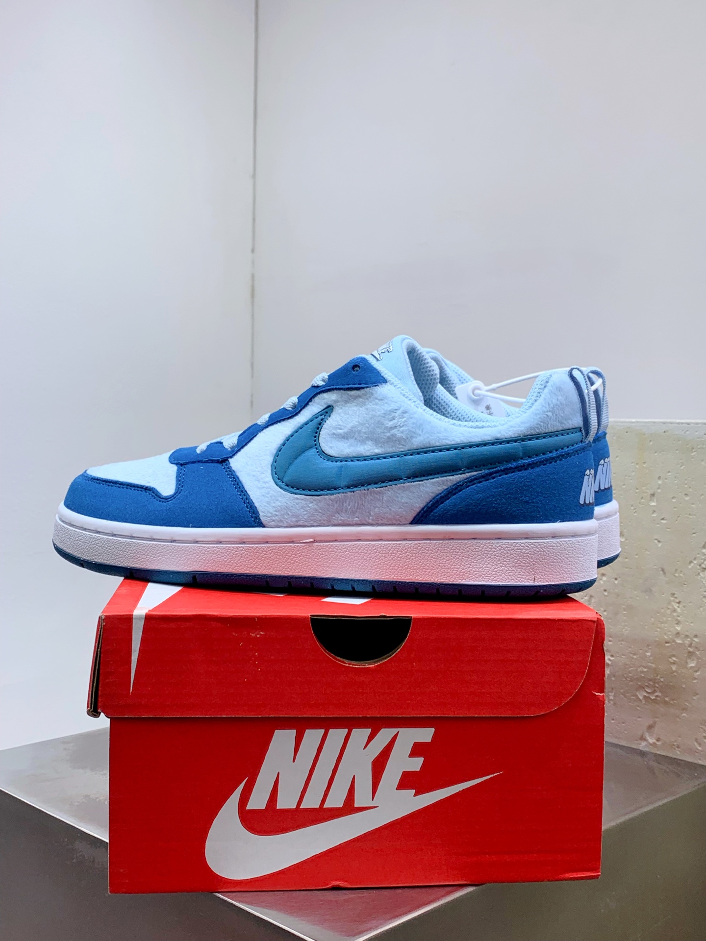 Nike Dunk Low Blue / Grey detail view 4