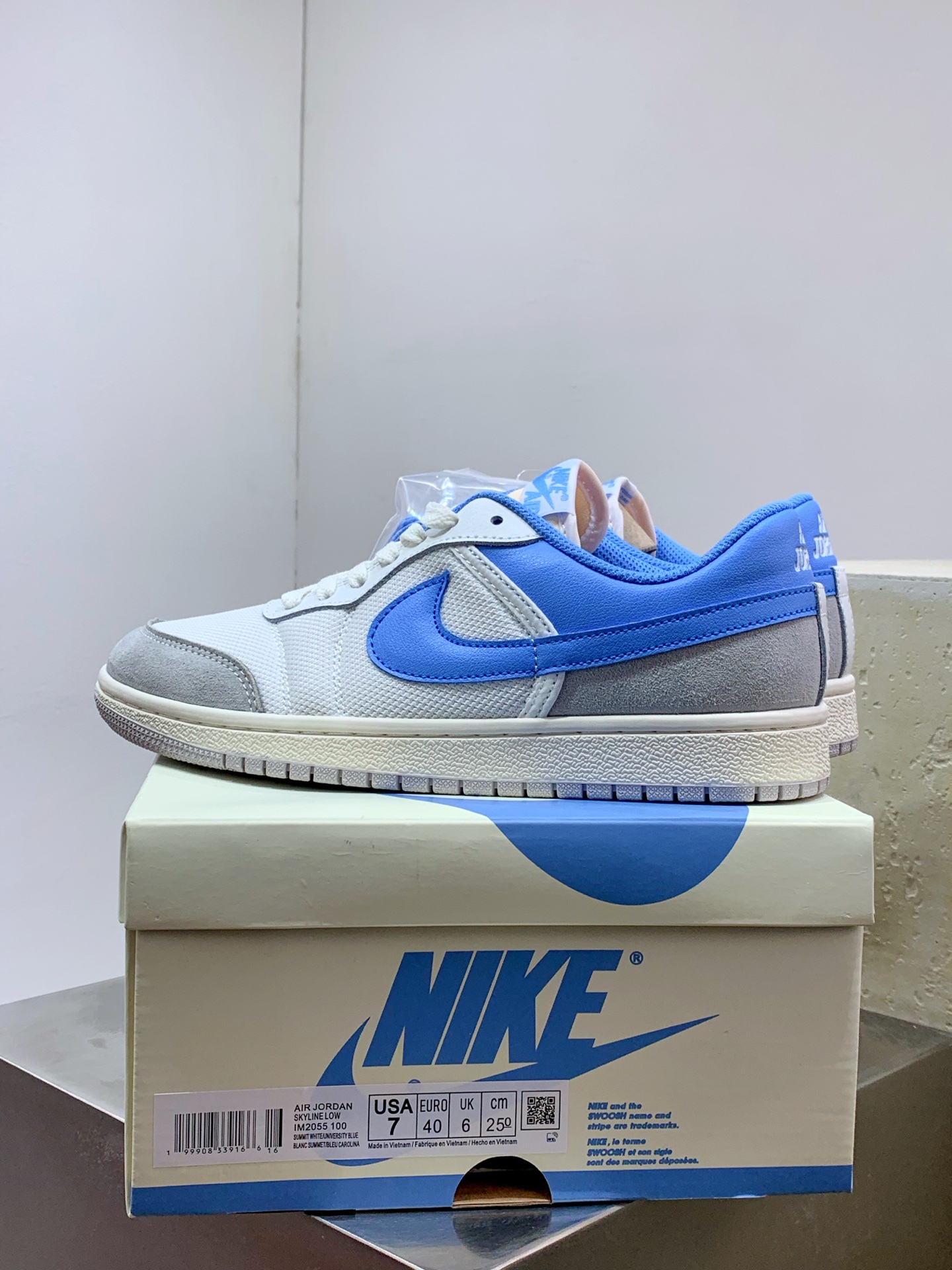 Nike Air Force 1 Low White / Grey detail view 4