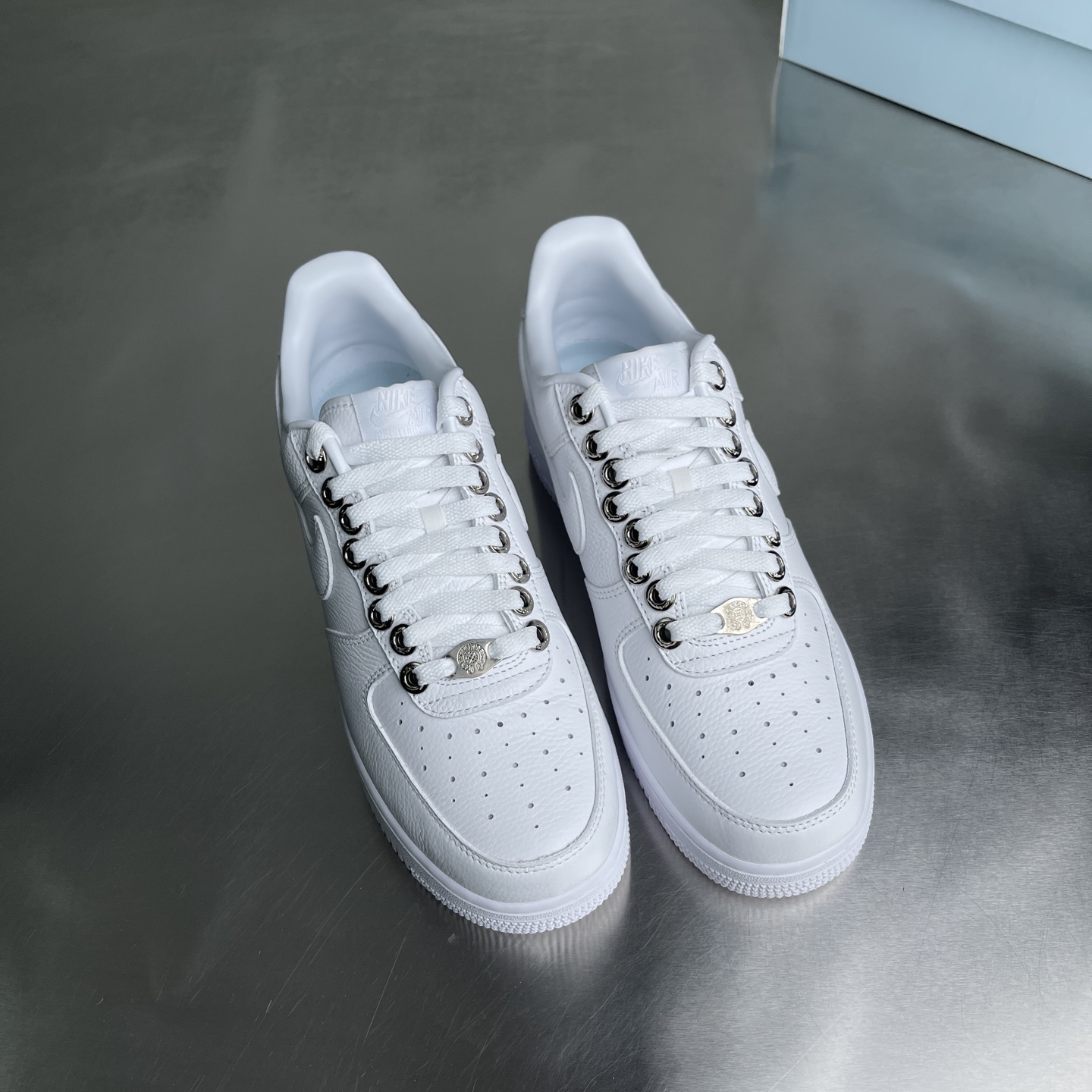 Nike Air Force 1 Low Blue / Grey detail view 3